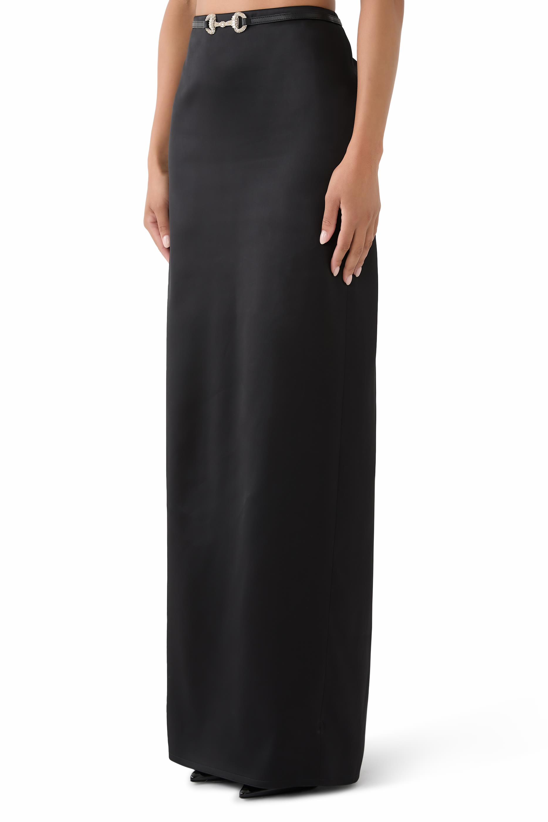 Stretch Viscose Duchess Skirt