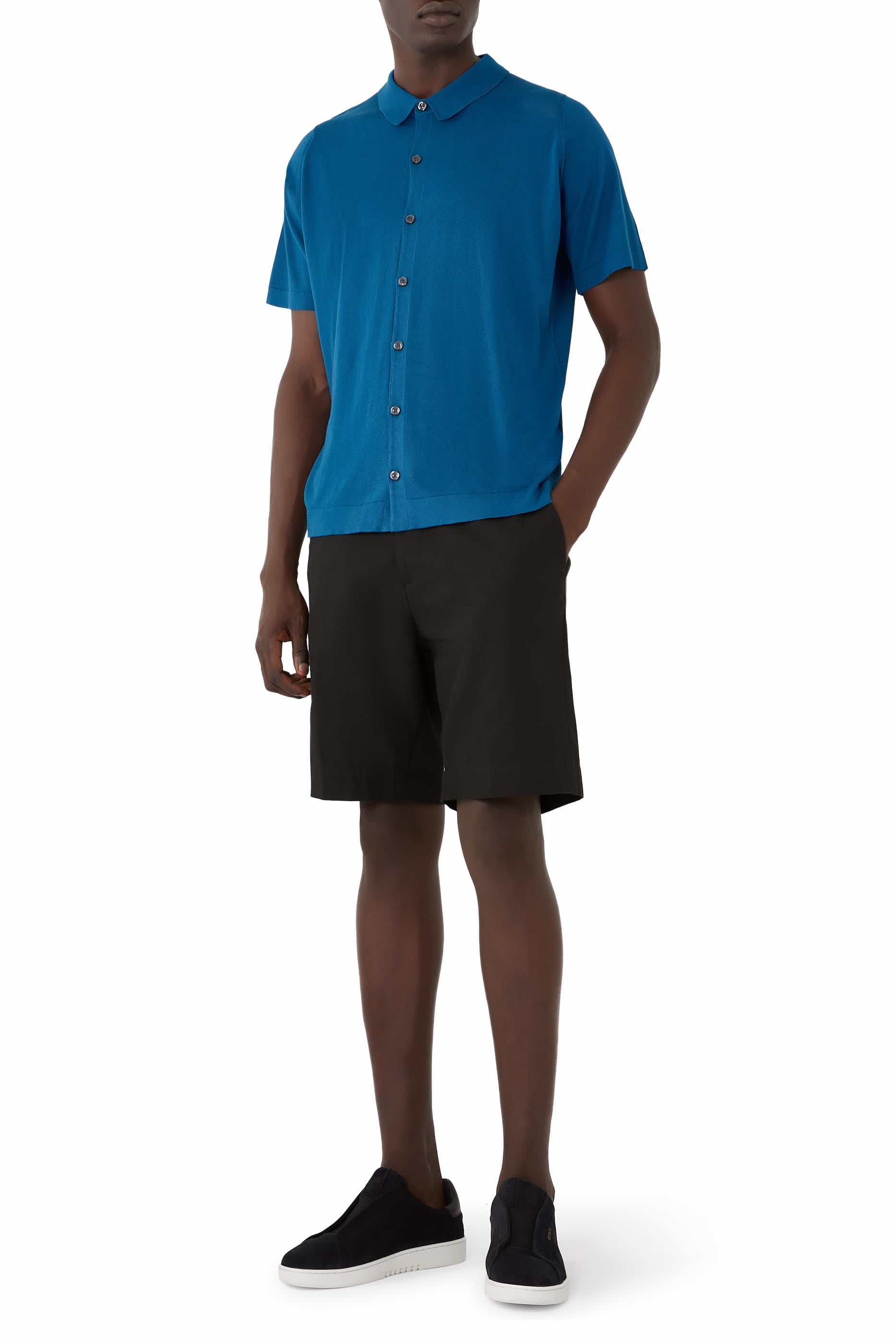 Folke Sea Island Cotton Polo Shirt