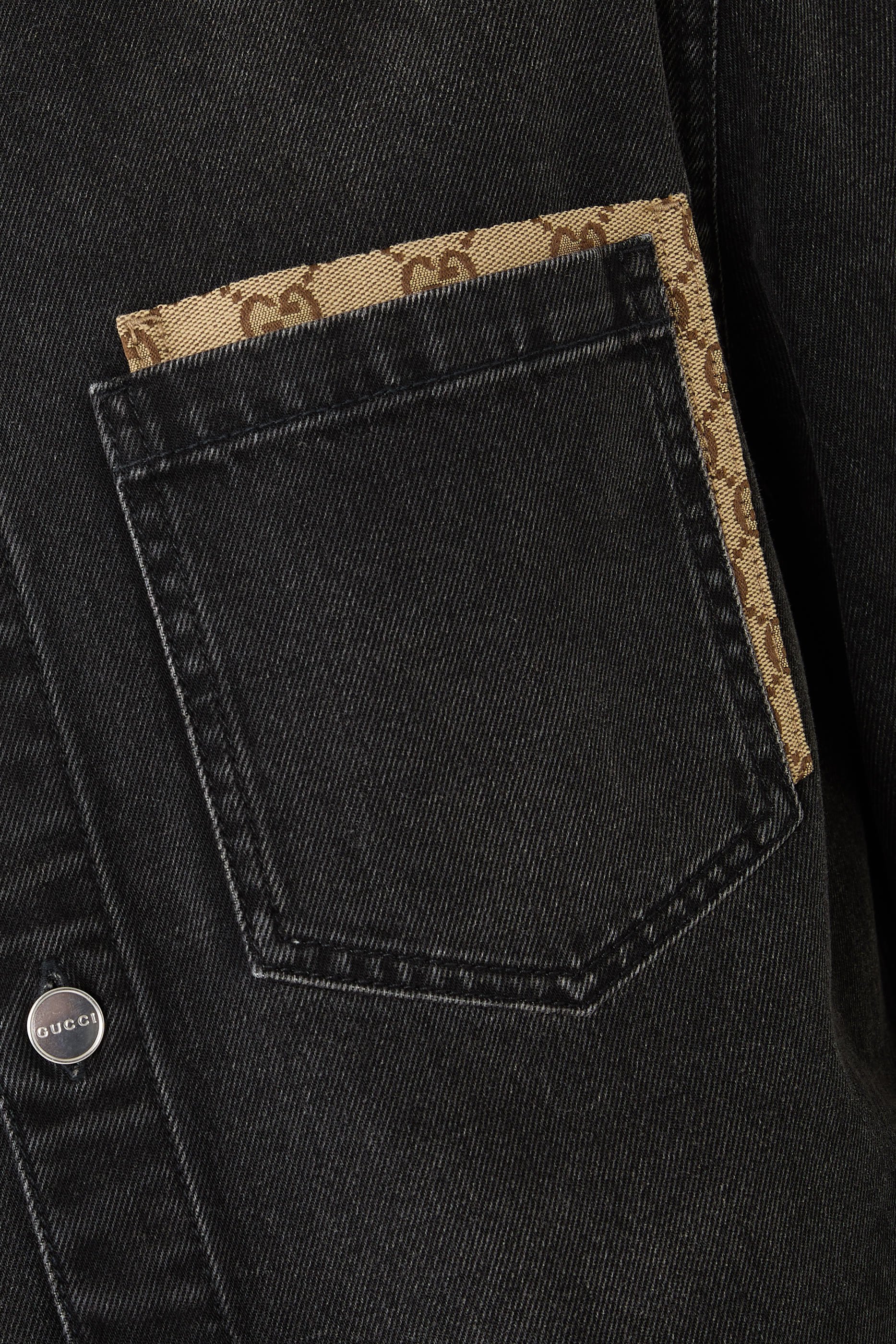 Washed Cotton Denim Shirt