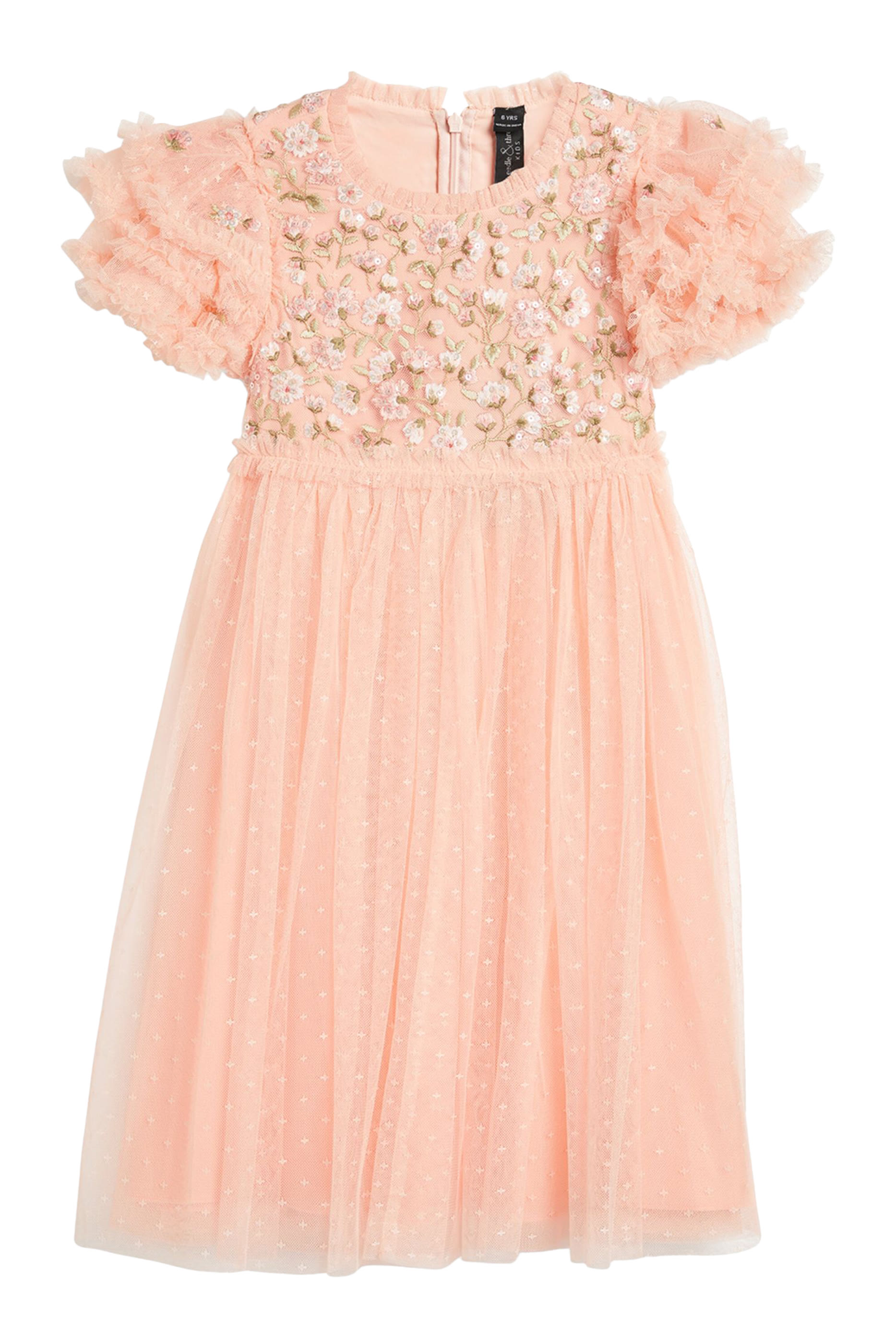 Kids Posy Bodice Tulle Dress