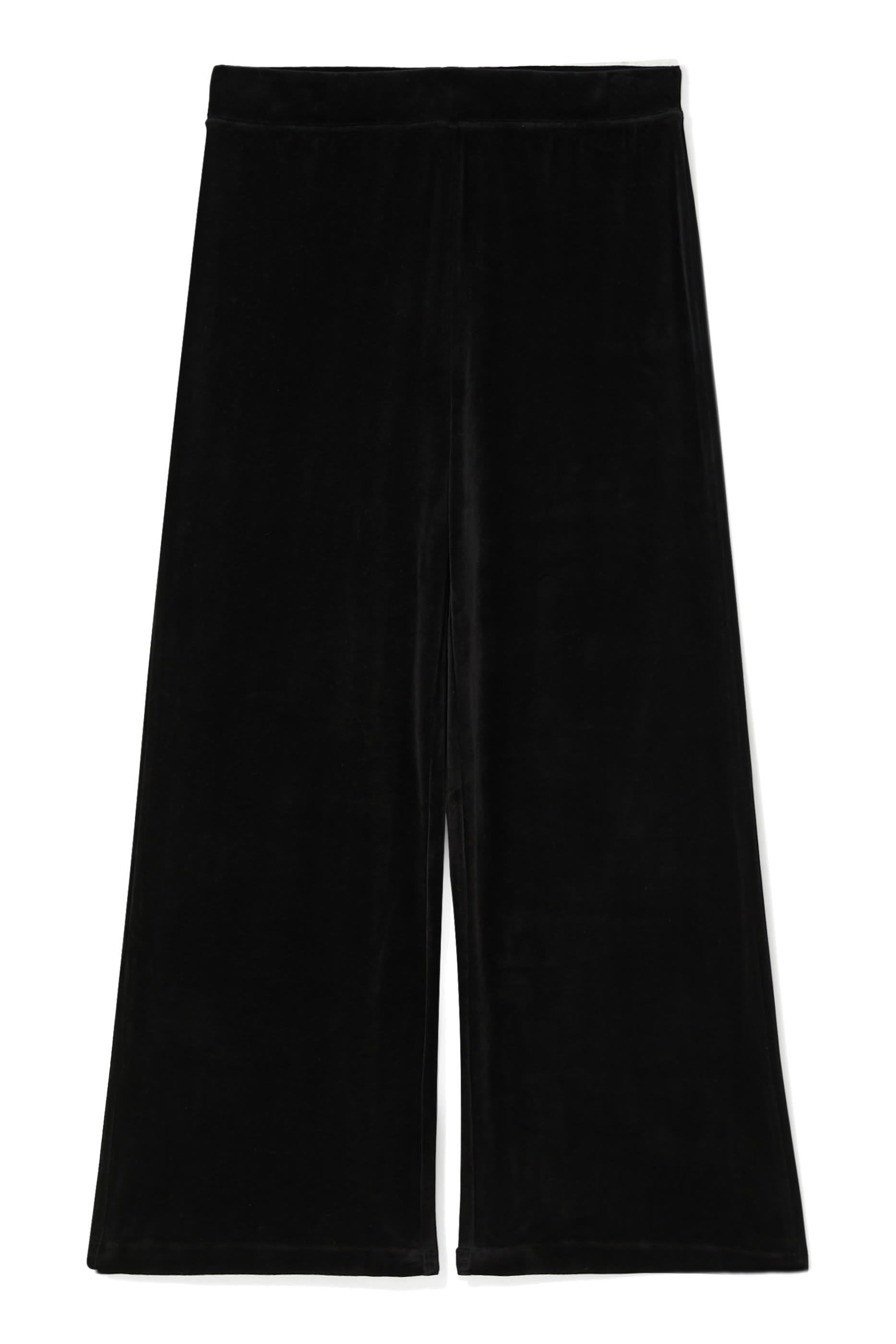 Velour Wide Leg Trousers