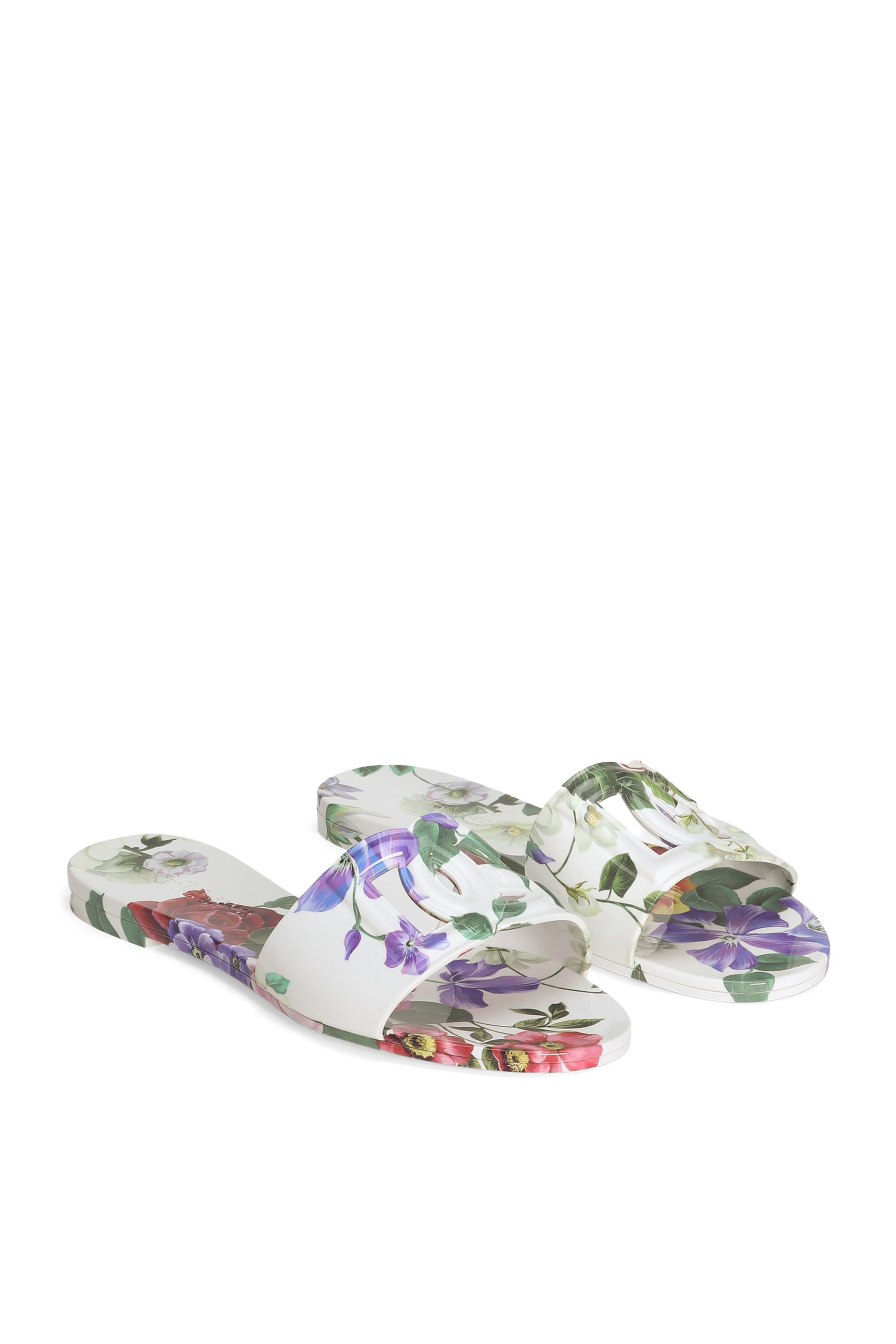 Rubber Beachwear Slides