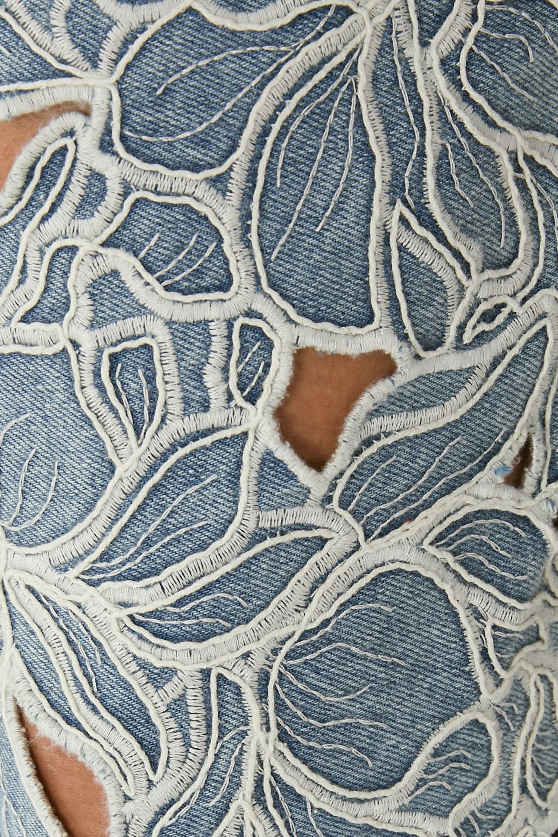 Betty Floral Cut Out Jeans