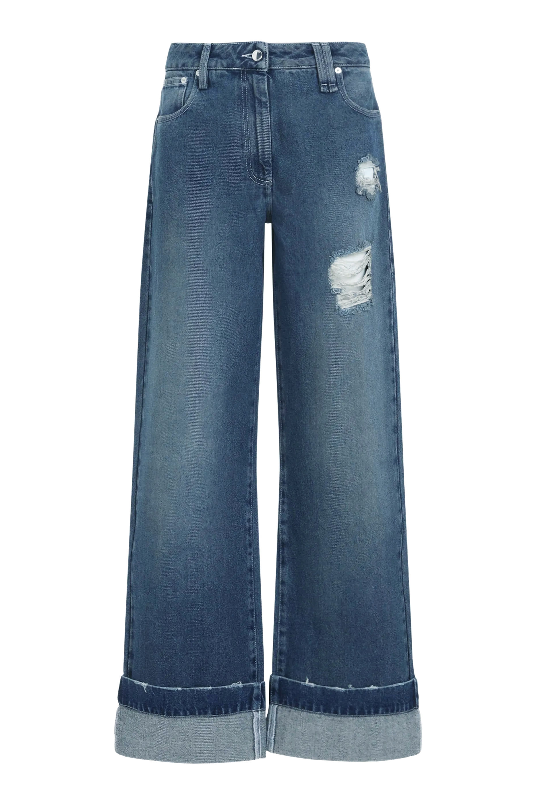 Embellished Straight Leg Jeans