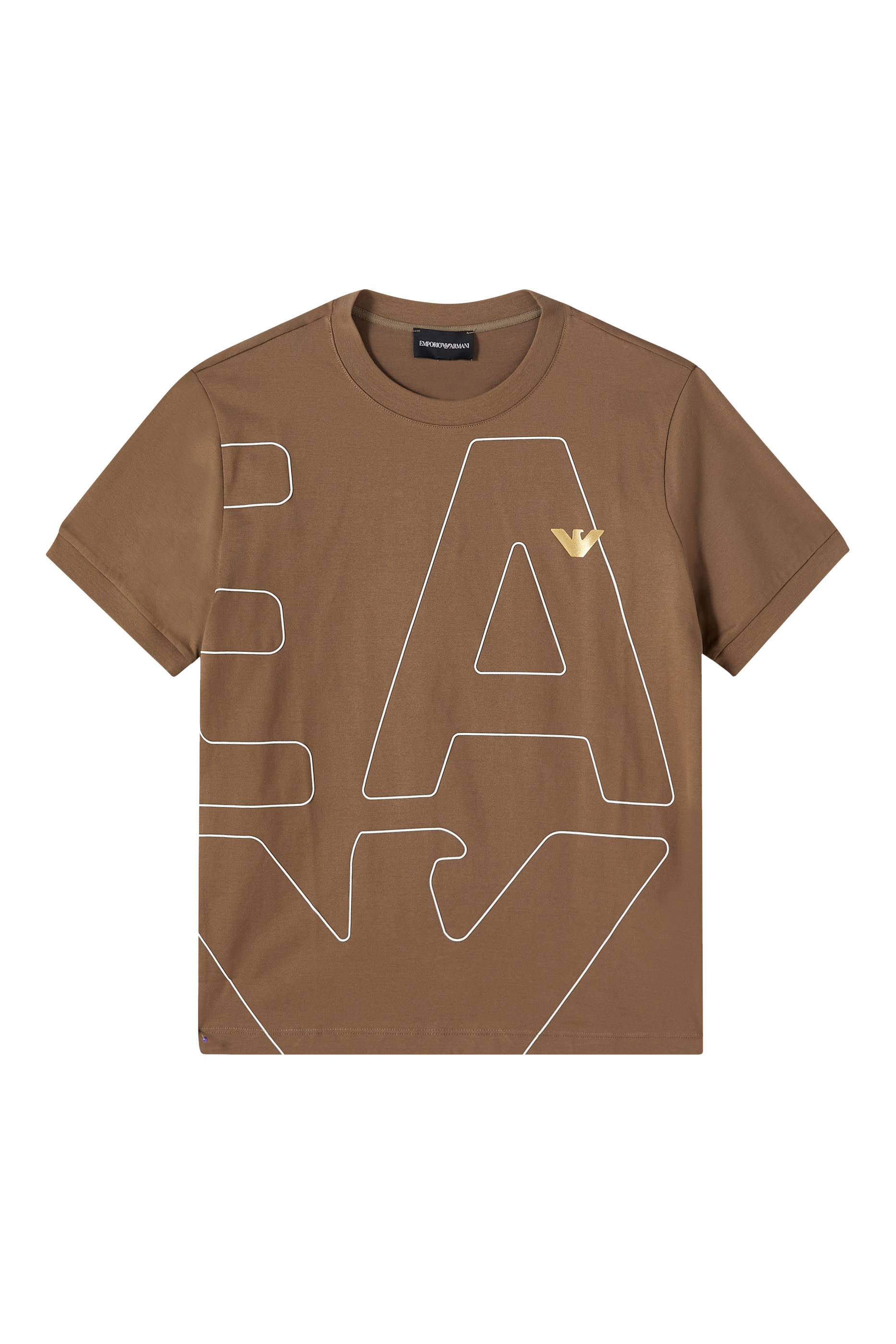 Kids Short Sleeve Logo Center T-Shirt