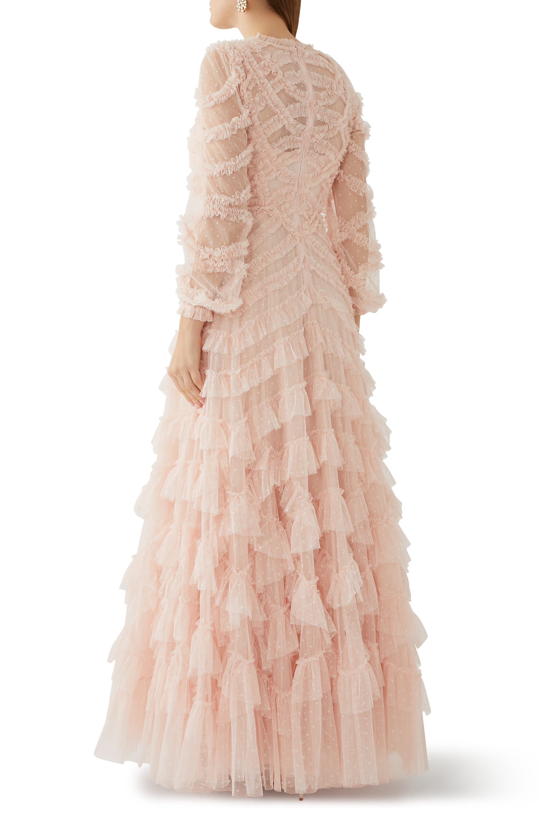 Lana Round Neck Gown