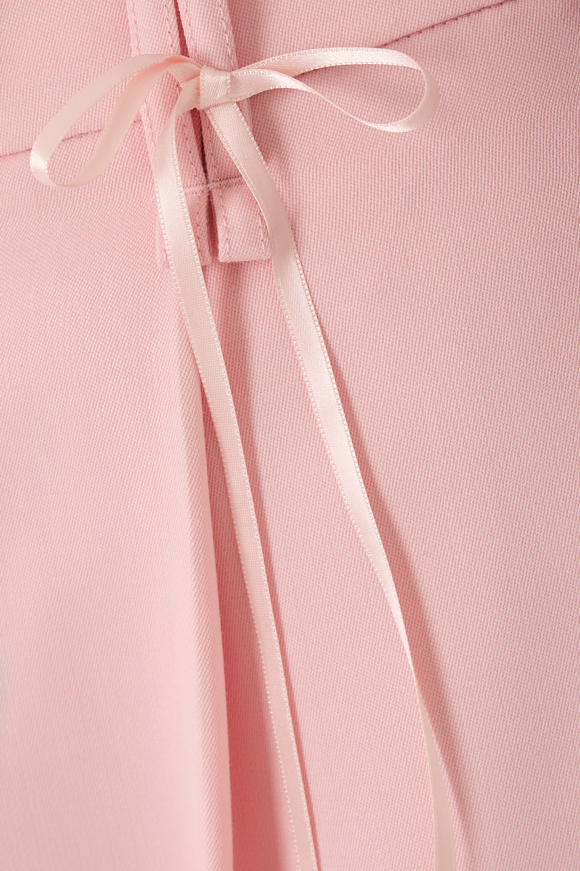 Bow Detail Puddle Trousers 