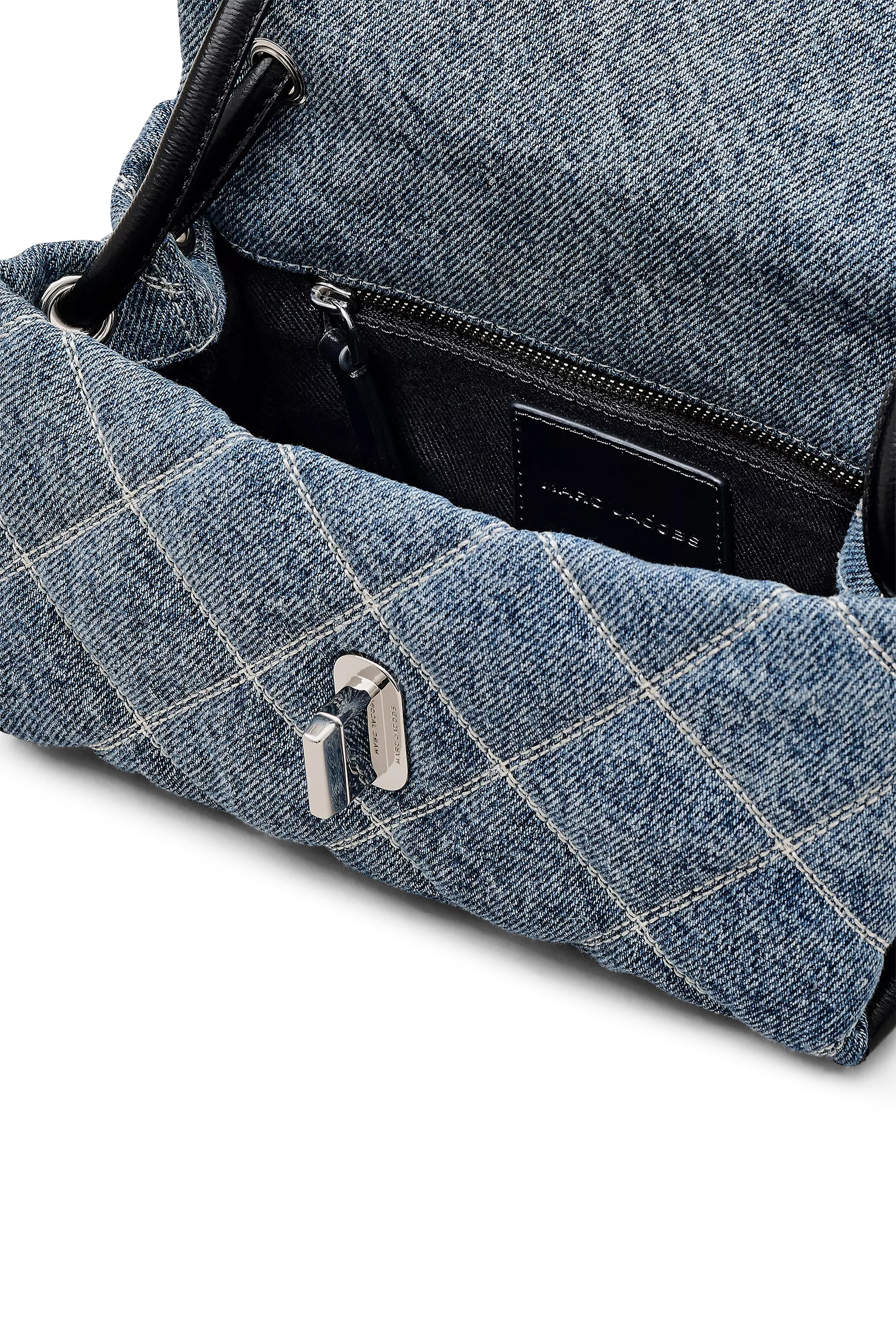 The Quilted Denim Snapshot Convertible Shoulder Bag