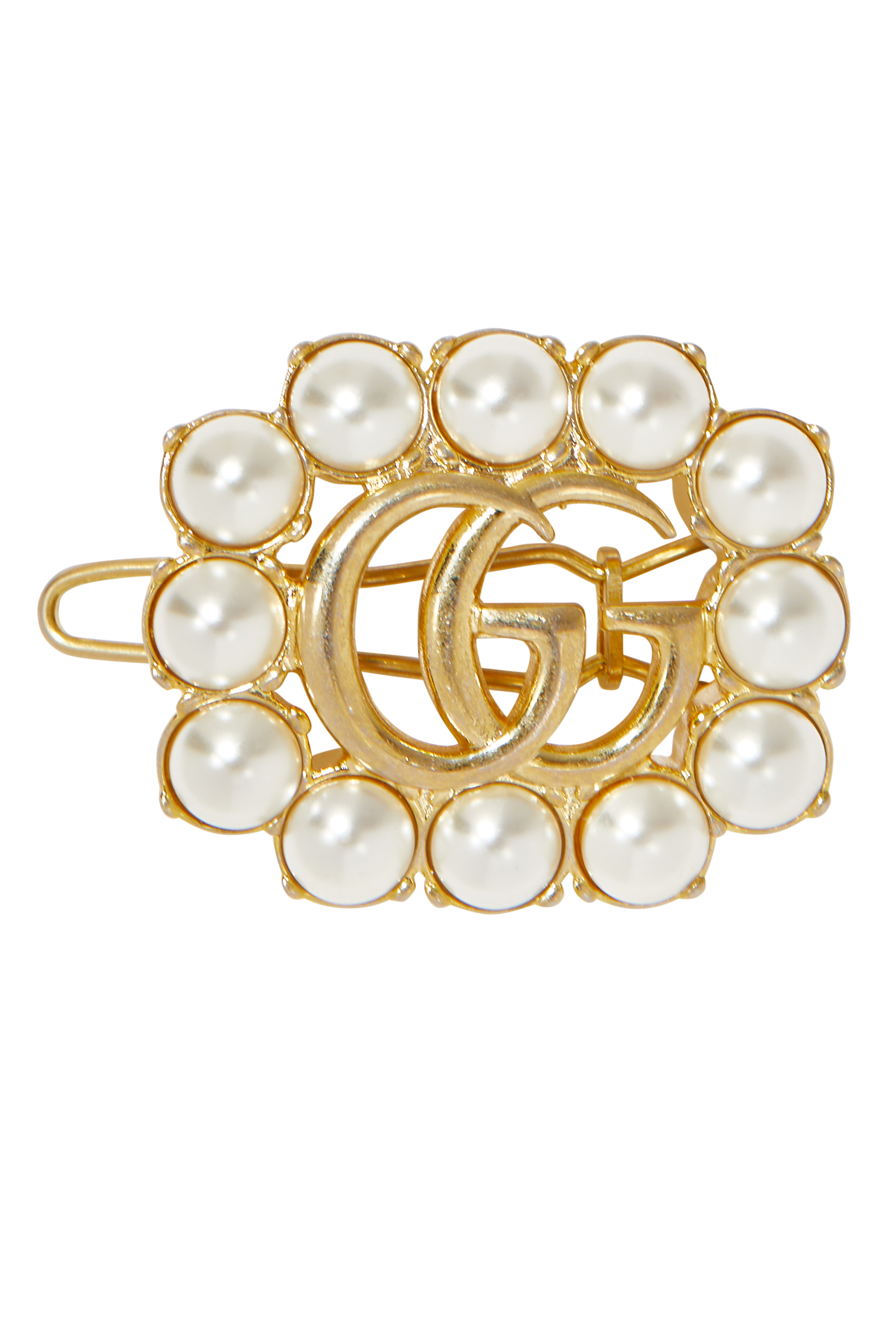 Pearl Double G Hair Slide Pin