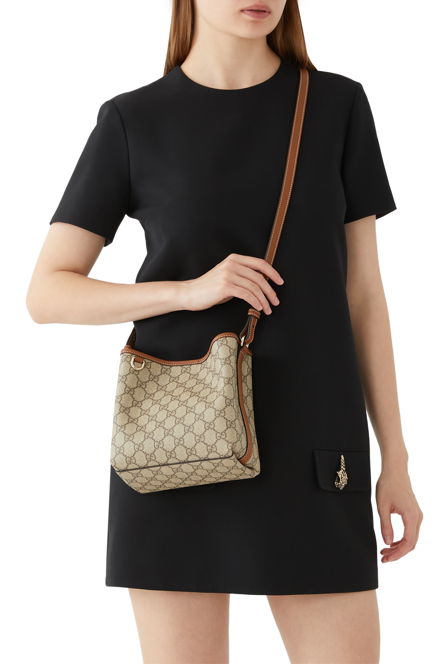 GG Emblem Mini Bucket Bag