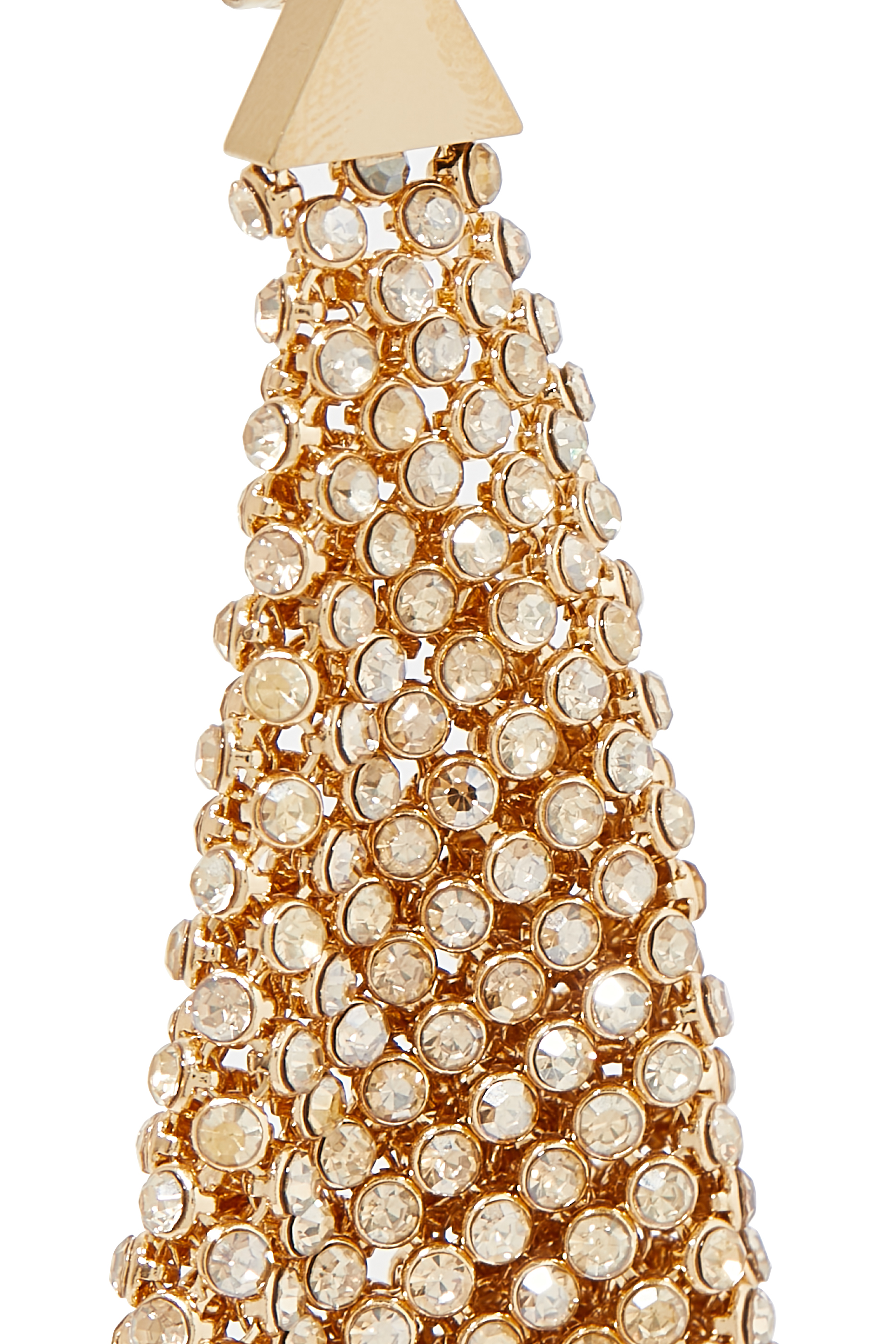 Chainmail Earring with Rhinestones