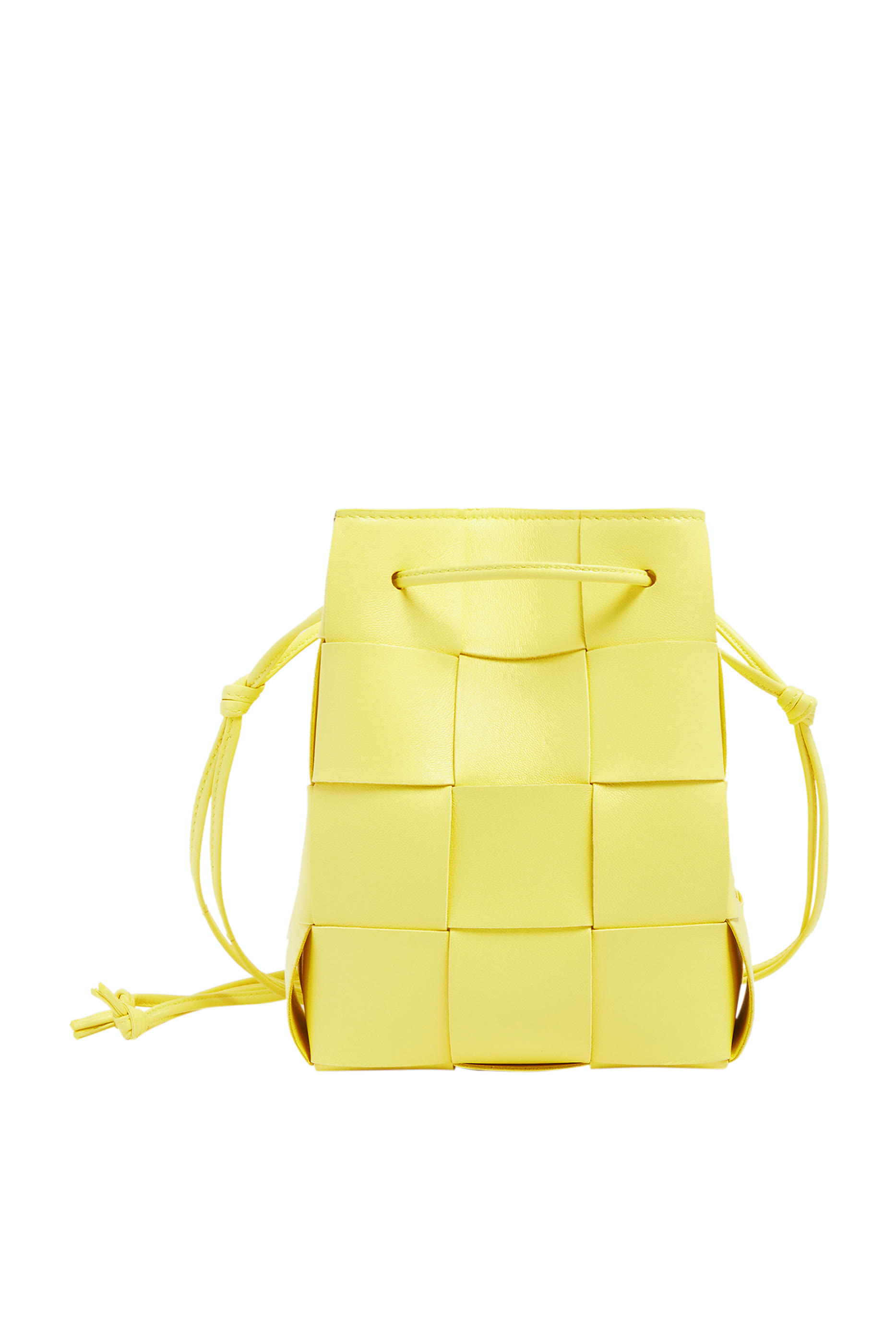 Small Cassette Cross-Body Bucket Bag