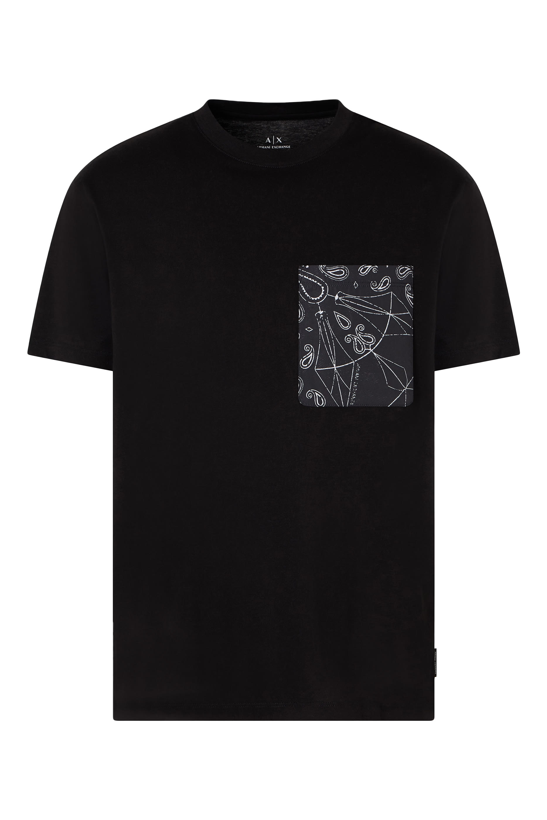 Patterned Pocket T-Shirt