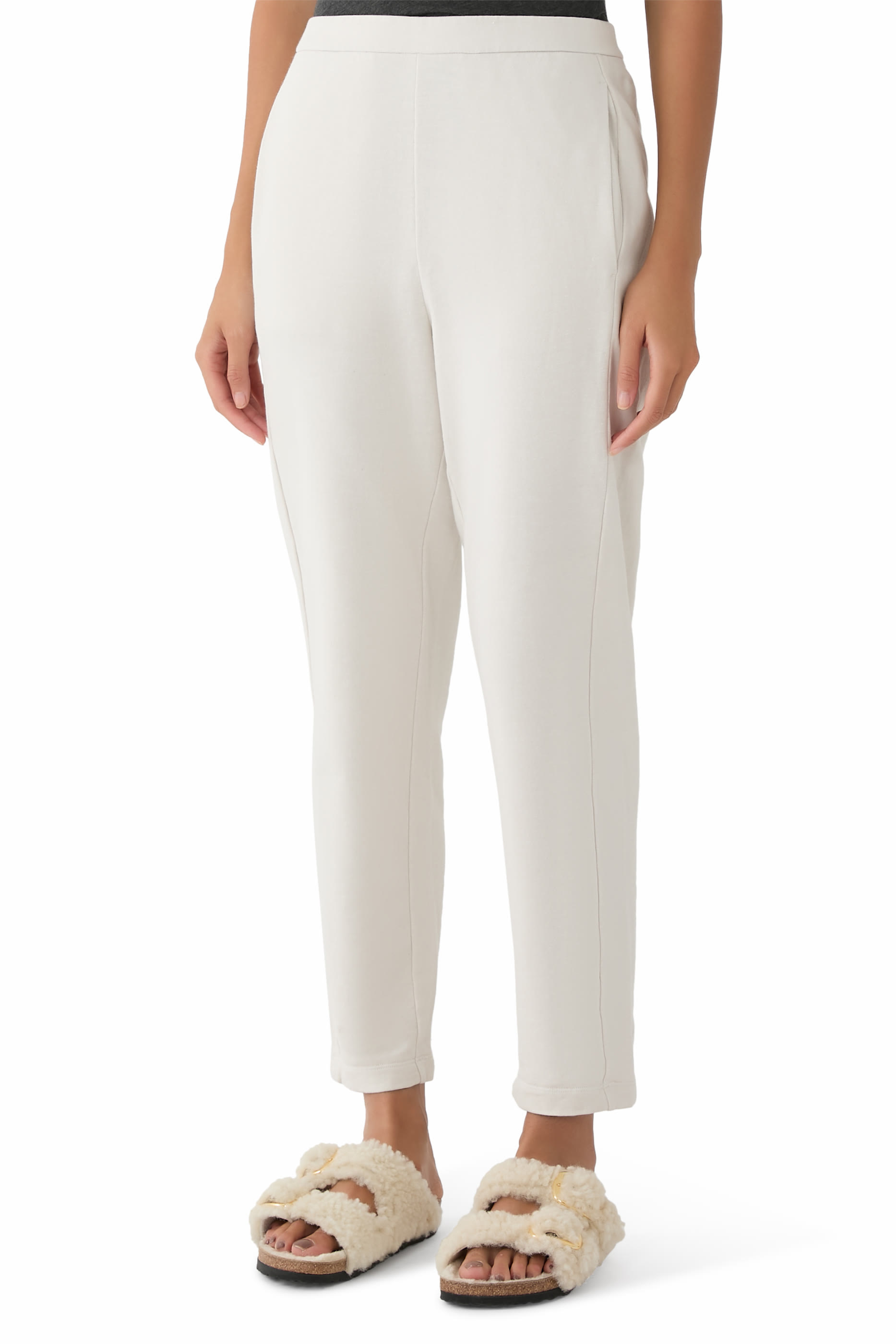  Garment-Dyed Terry Slouchy Pants