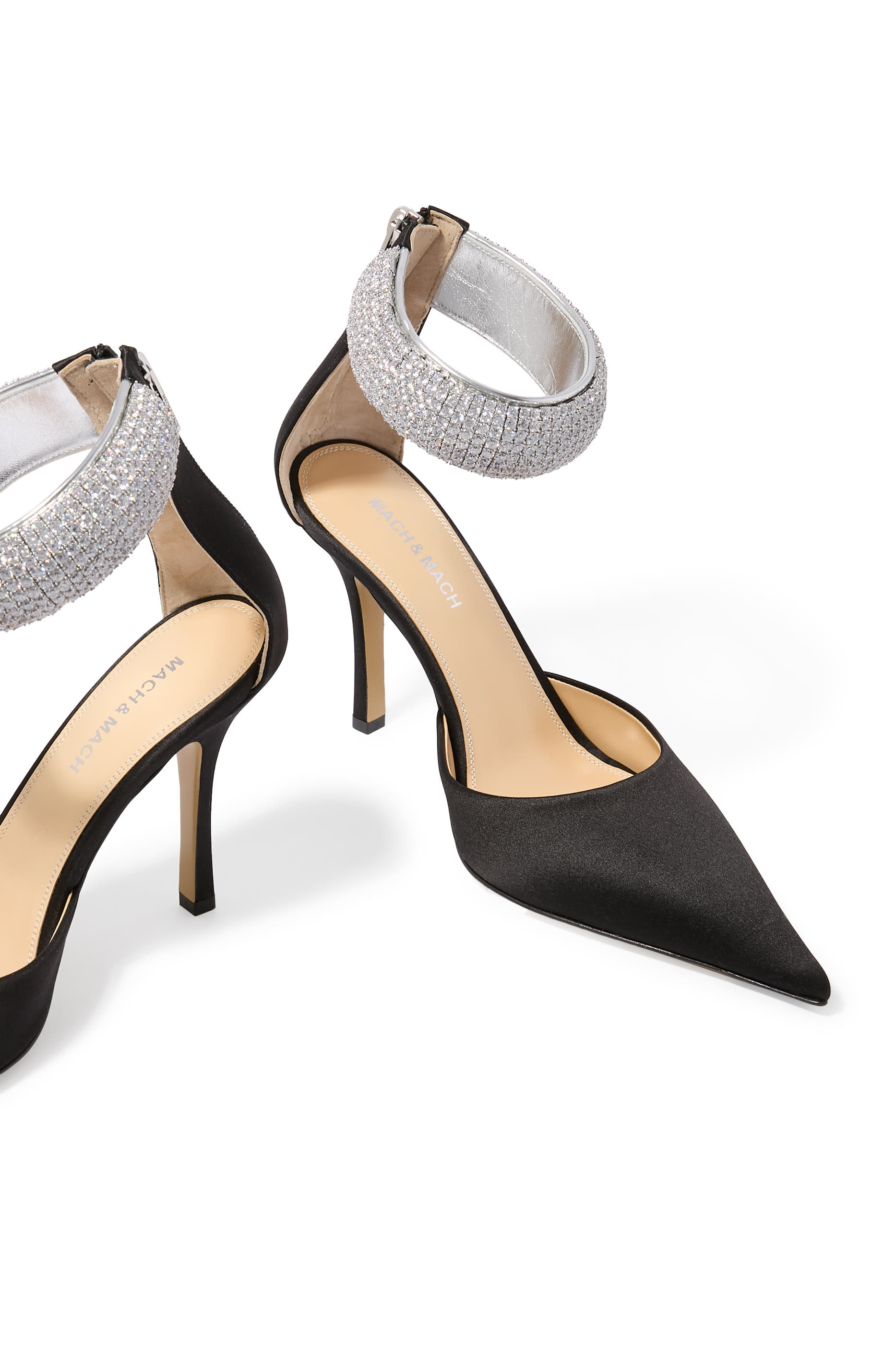She's A Lady 95 Embellished Satin Pumps