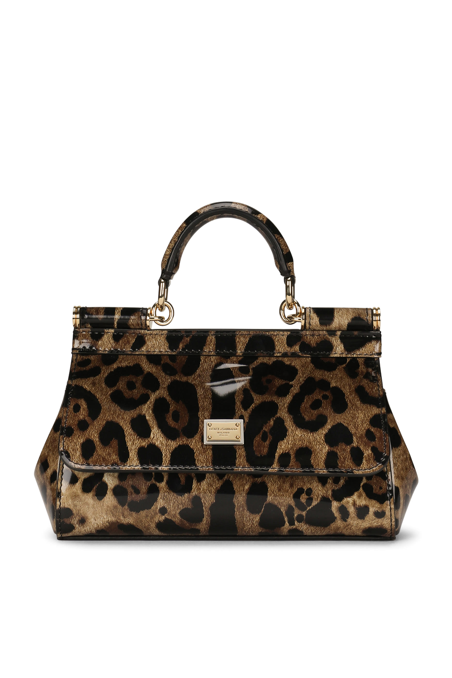 Small Sicily Leopard Print Handbag