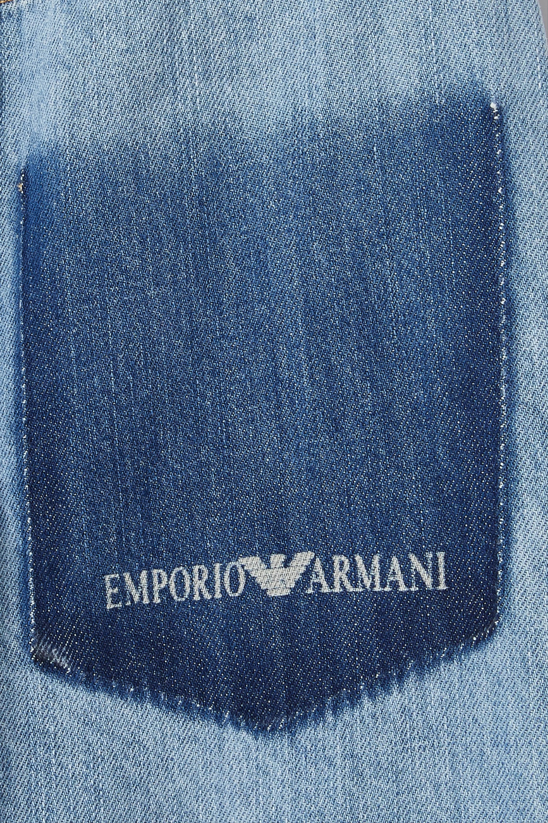 Kids Contrasted Pocket Detail Jeans