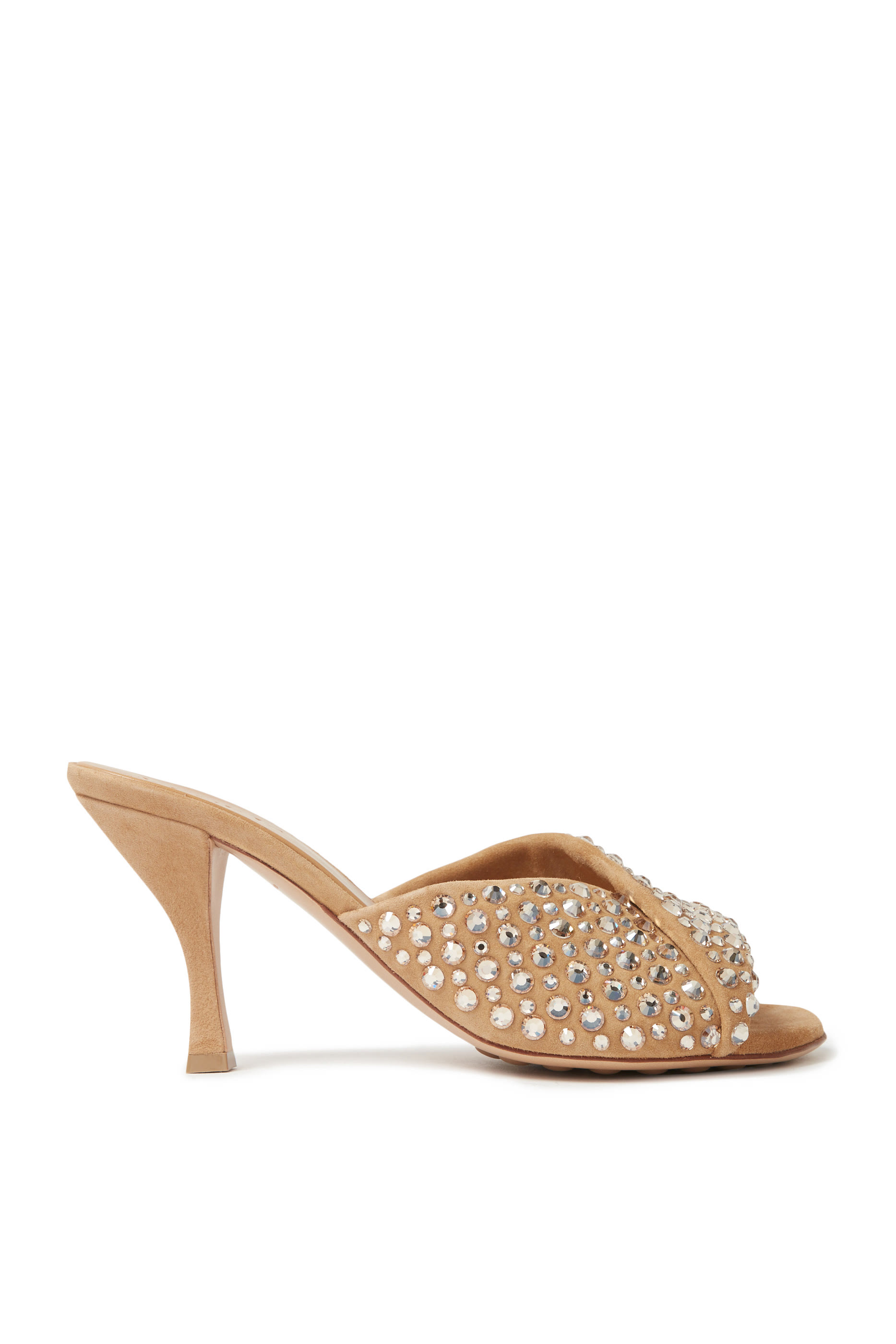 Blink 80 Rhinestone & Suede Mules