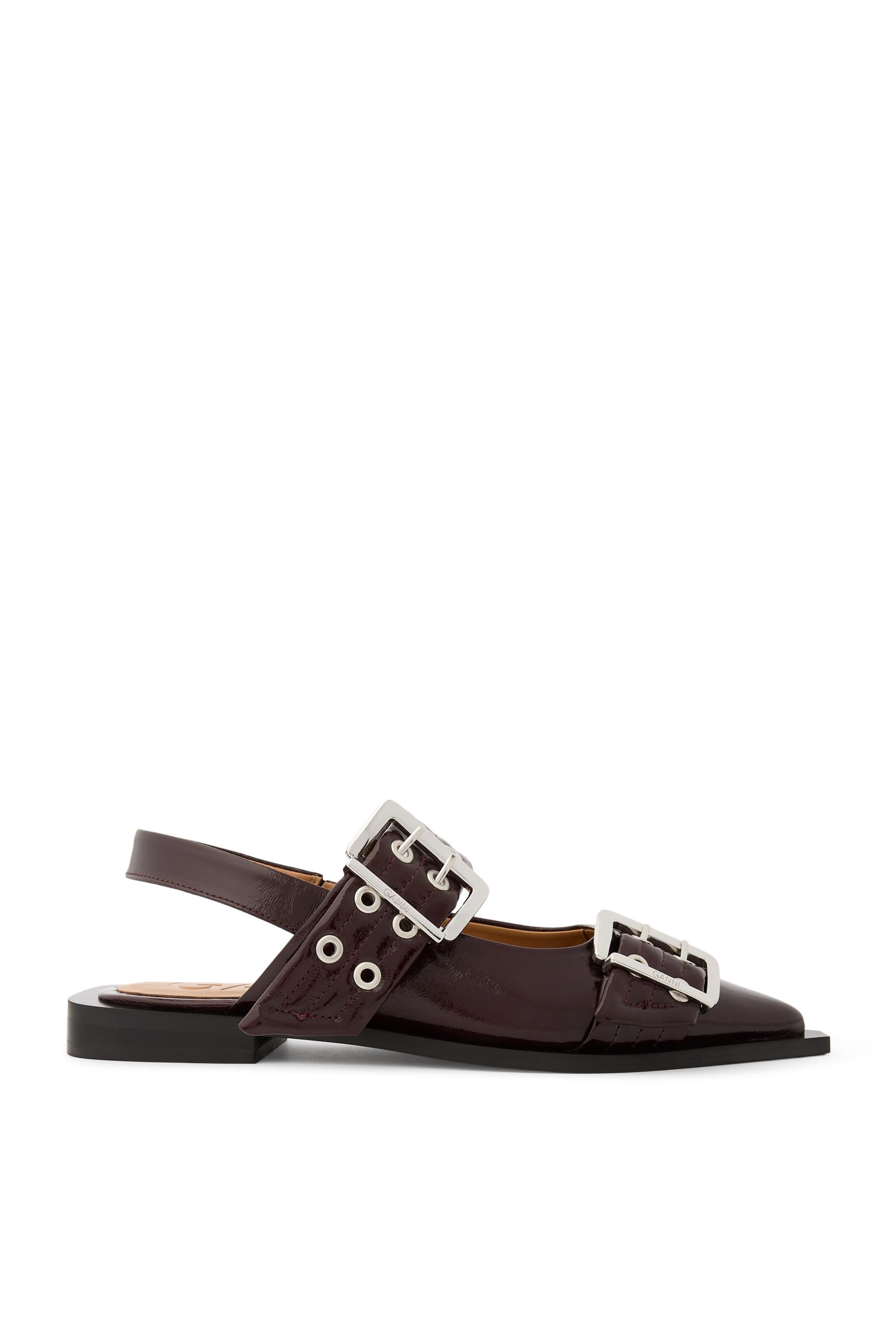 Feminine Buckle Ballerinas