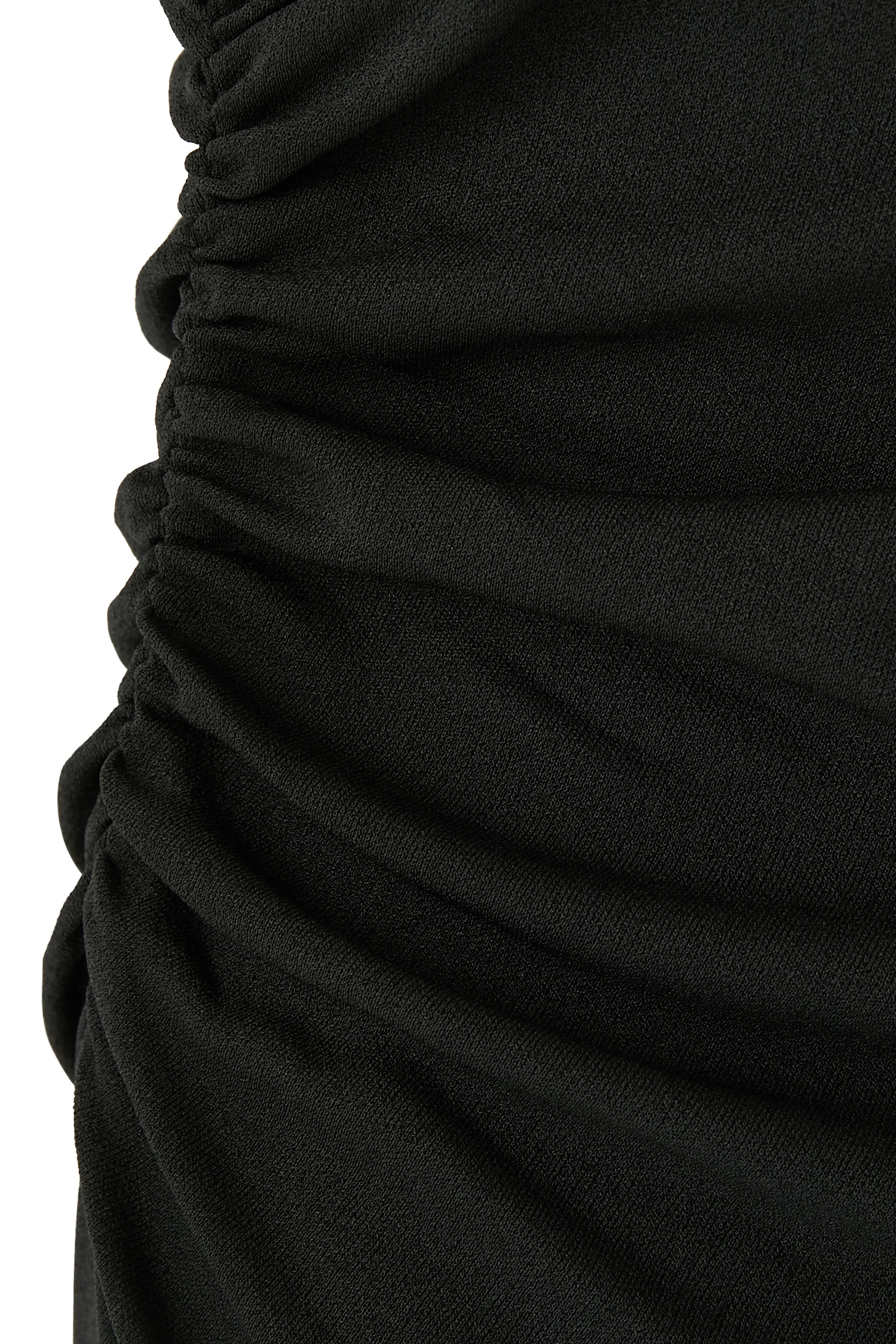 Draped Boatneck Dress in Crepe Jersey