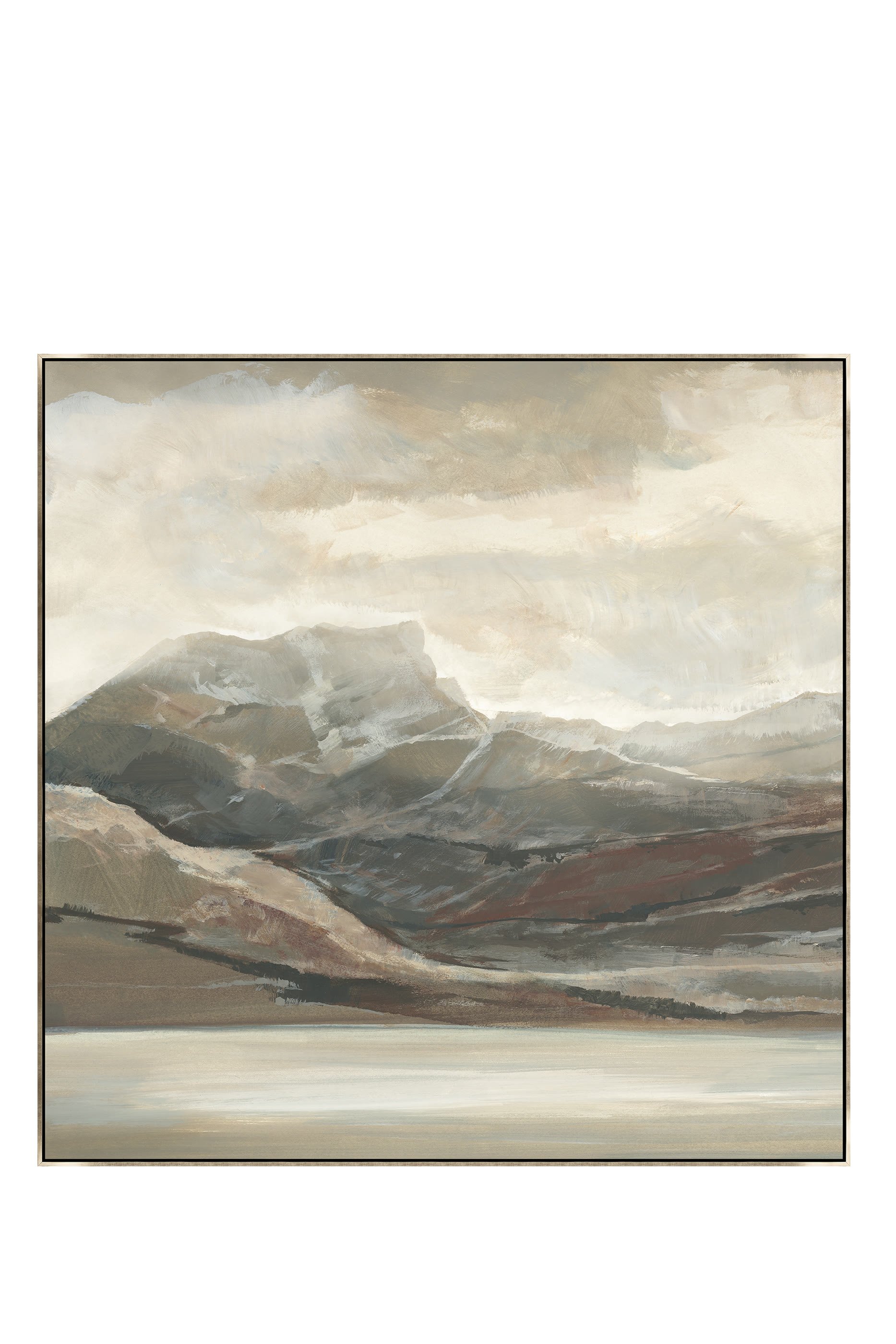 Distant Mountains I Painting