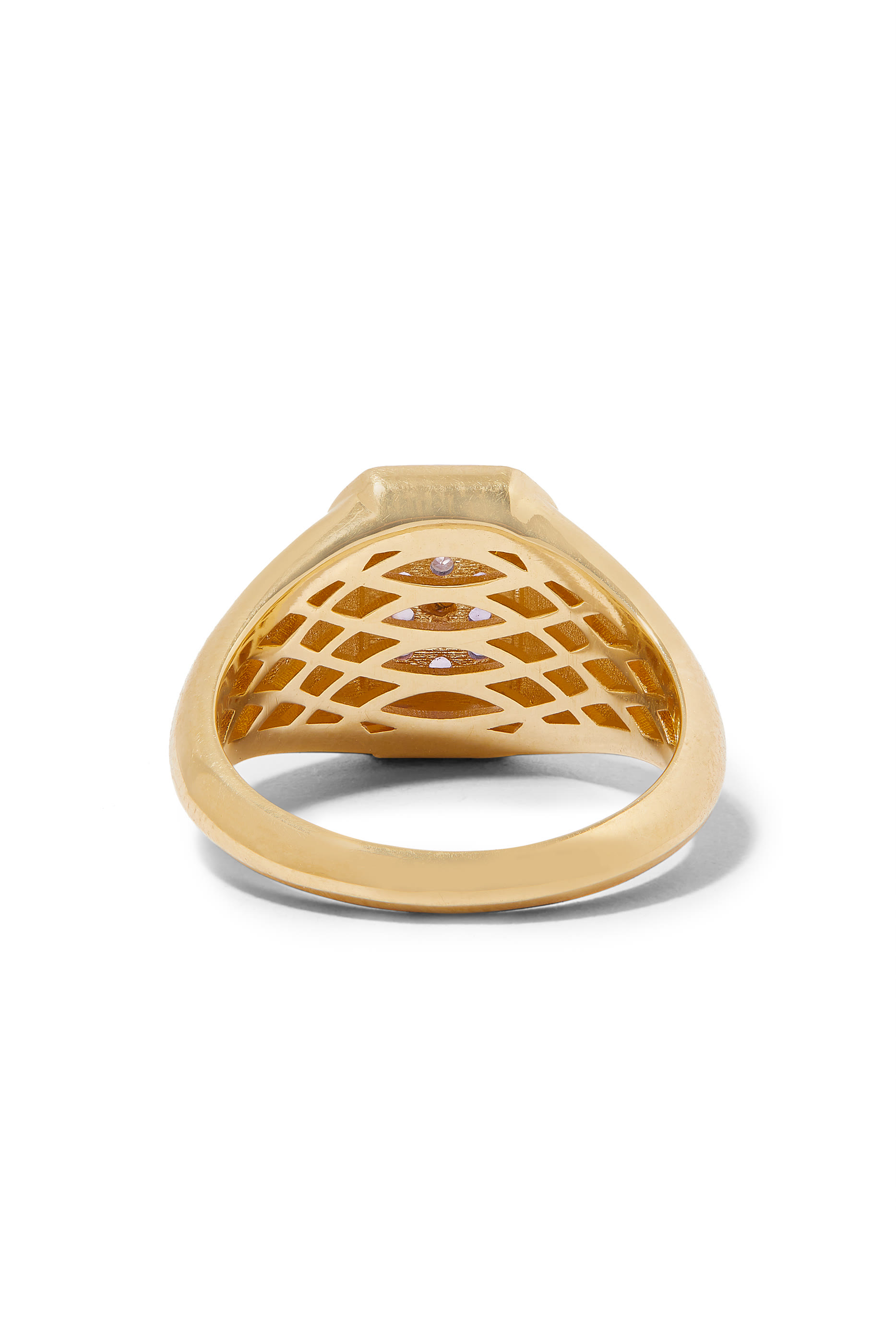 Pinky Ring, 18k Yellow Gold & Amethyst