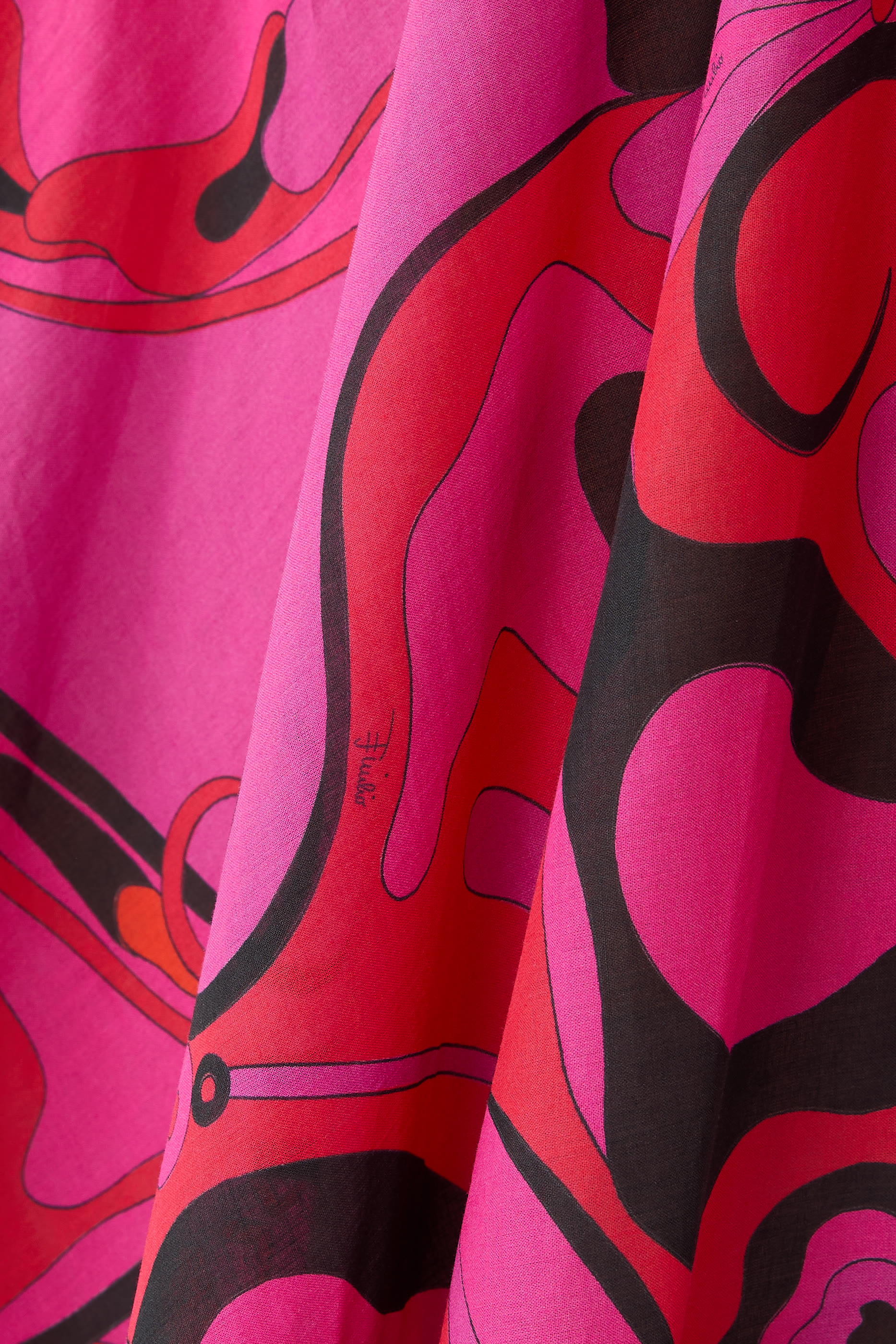 Orchidee Print Cotton Kaftan
