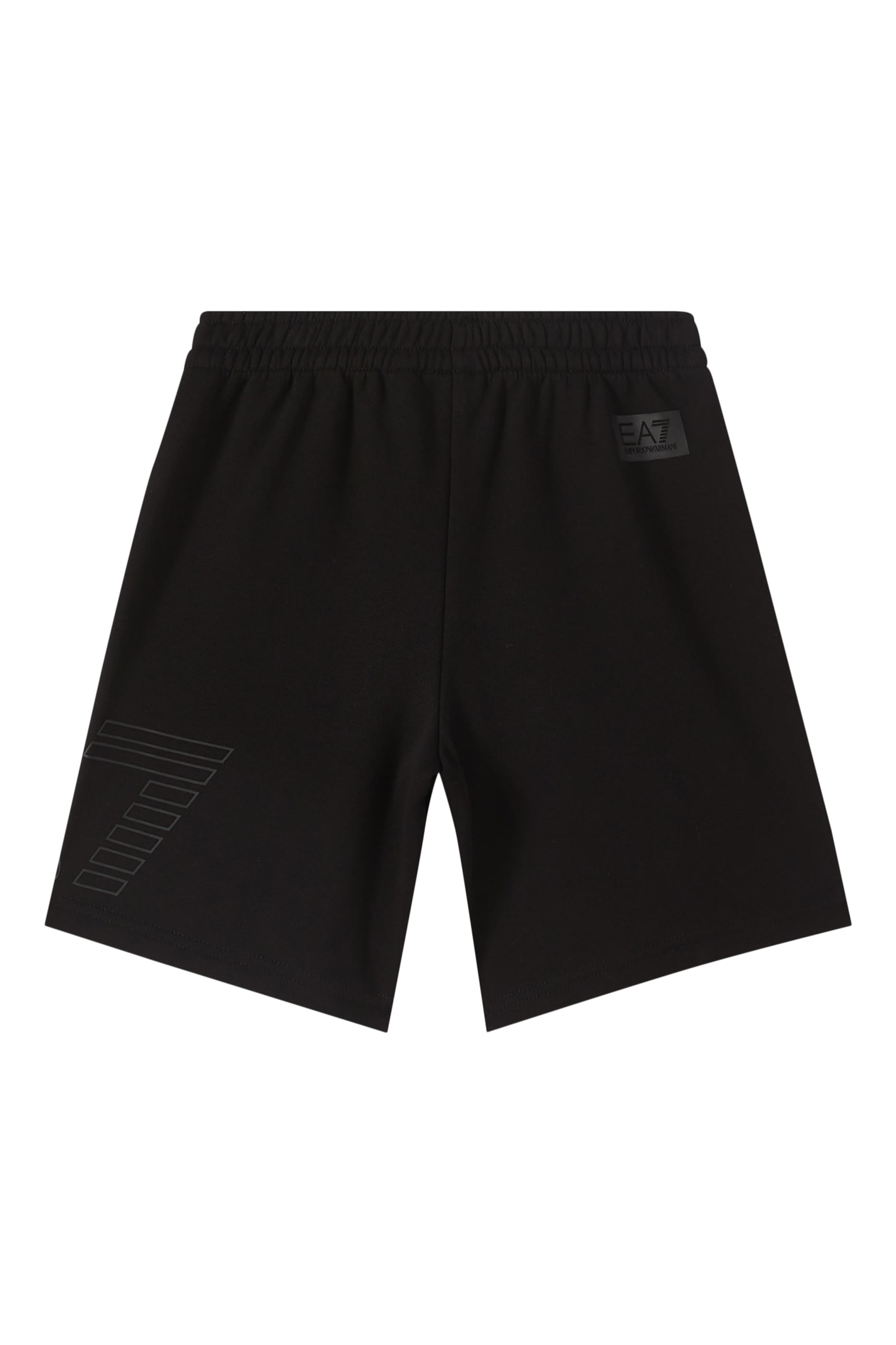 Kids EA7 Train Logo Series Shorts