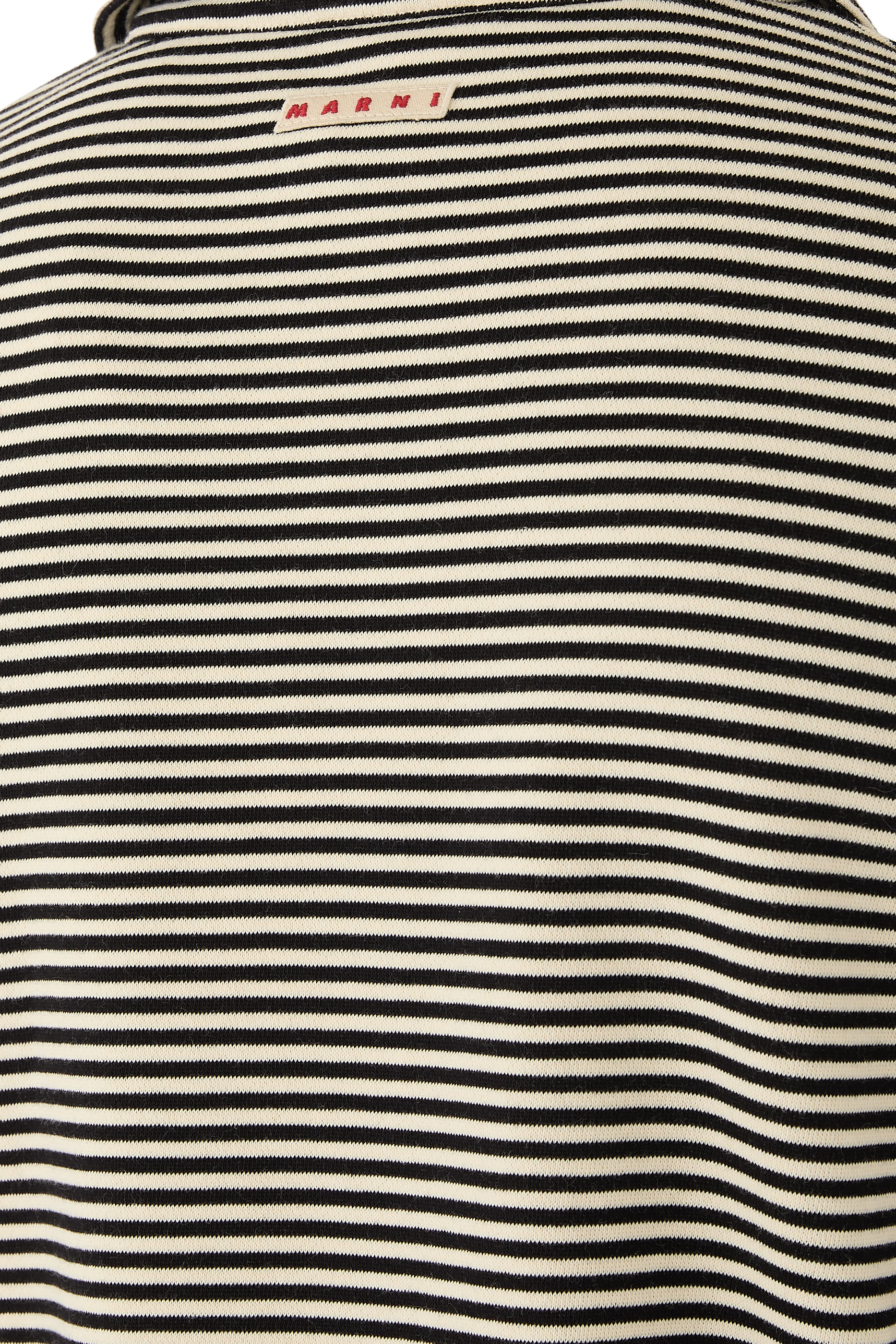 Sailor Stripe Cotton Polo Sweatshirt