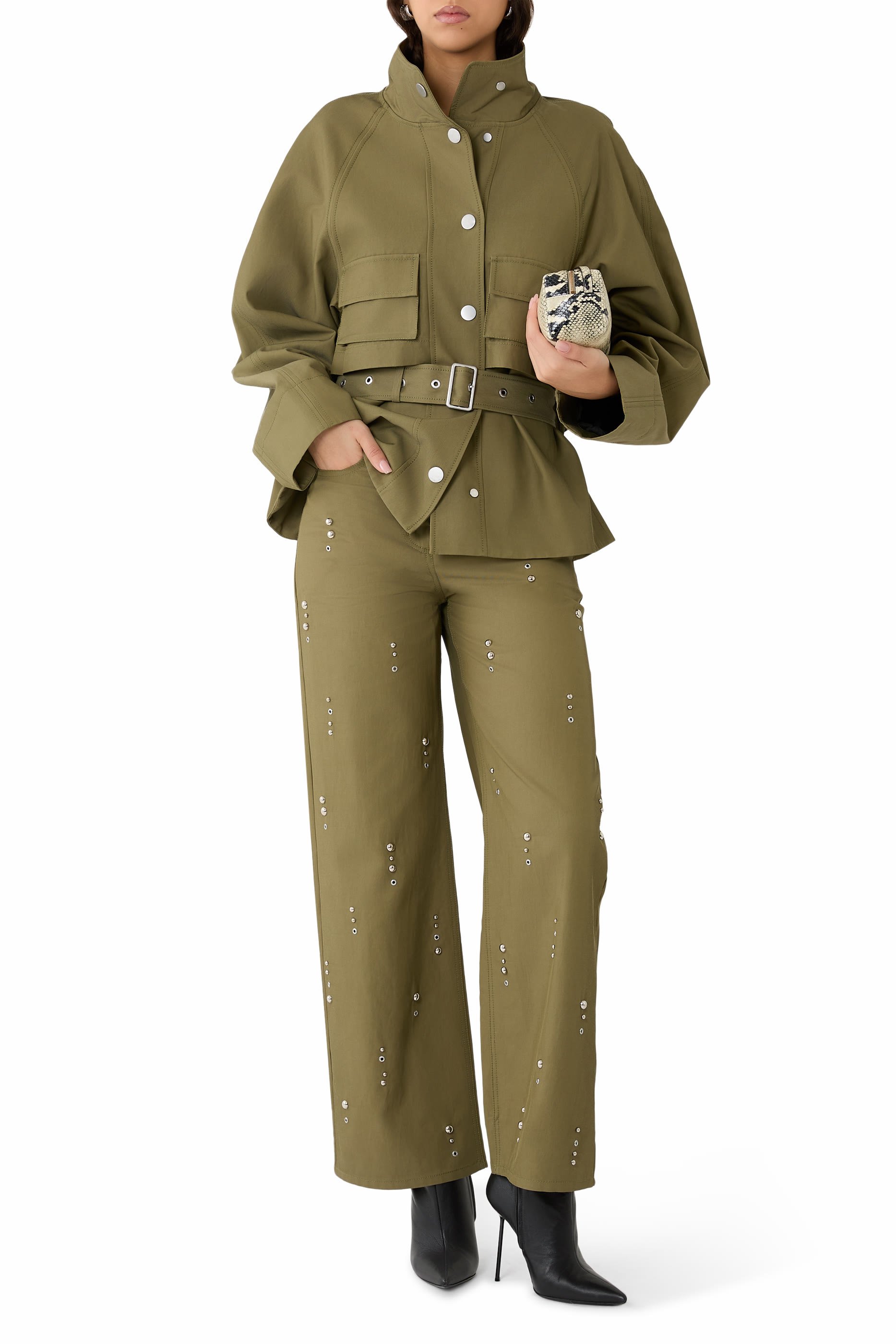 Belted Utility Jacket 