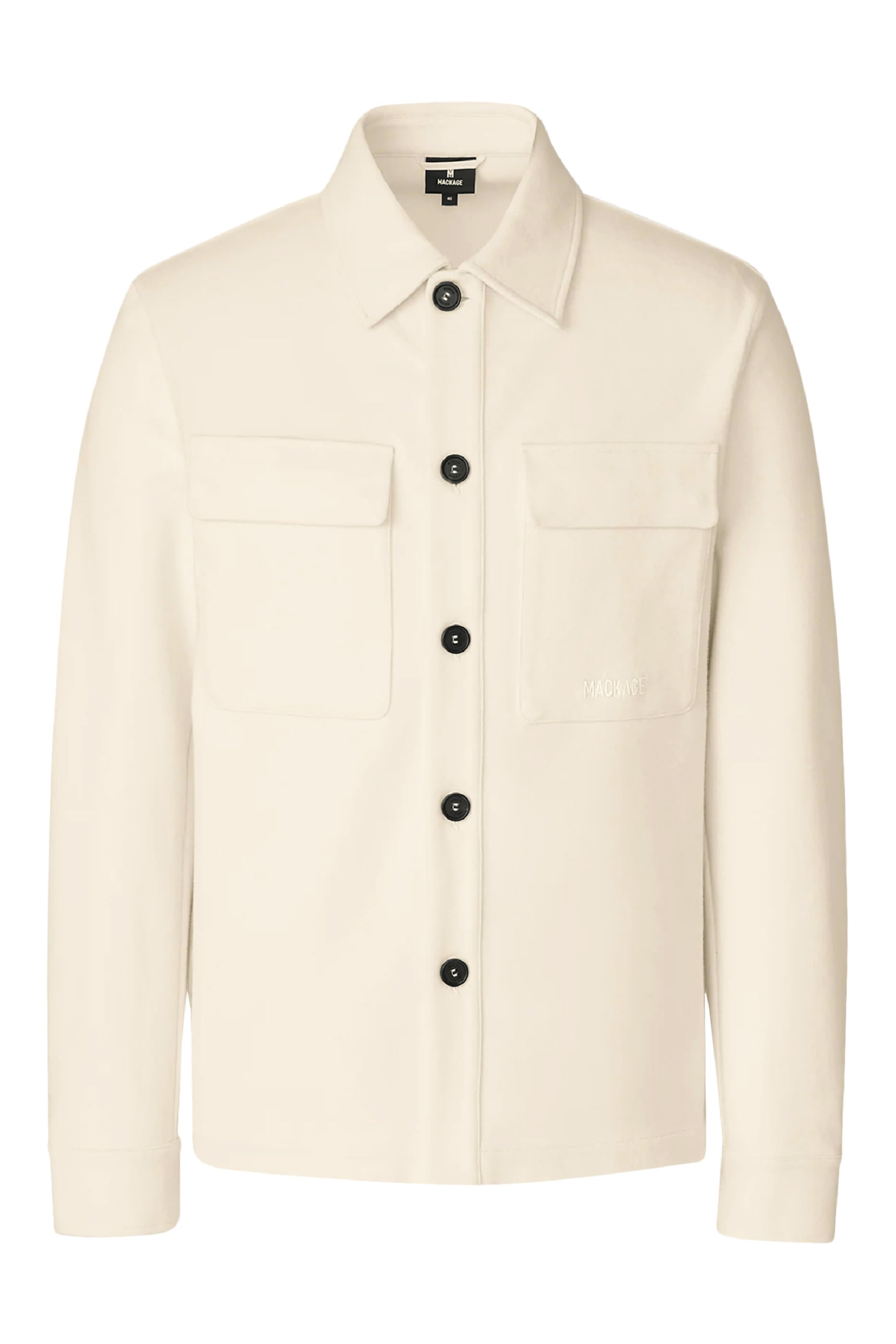 PORTER-K Brushed Knit Shirt Jacket
