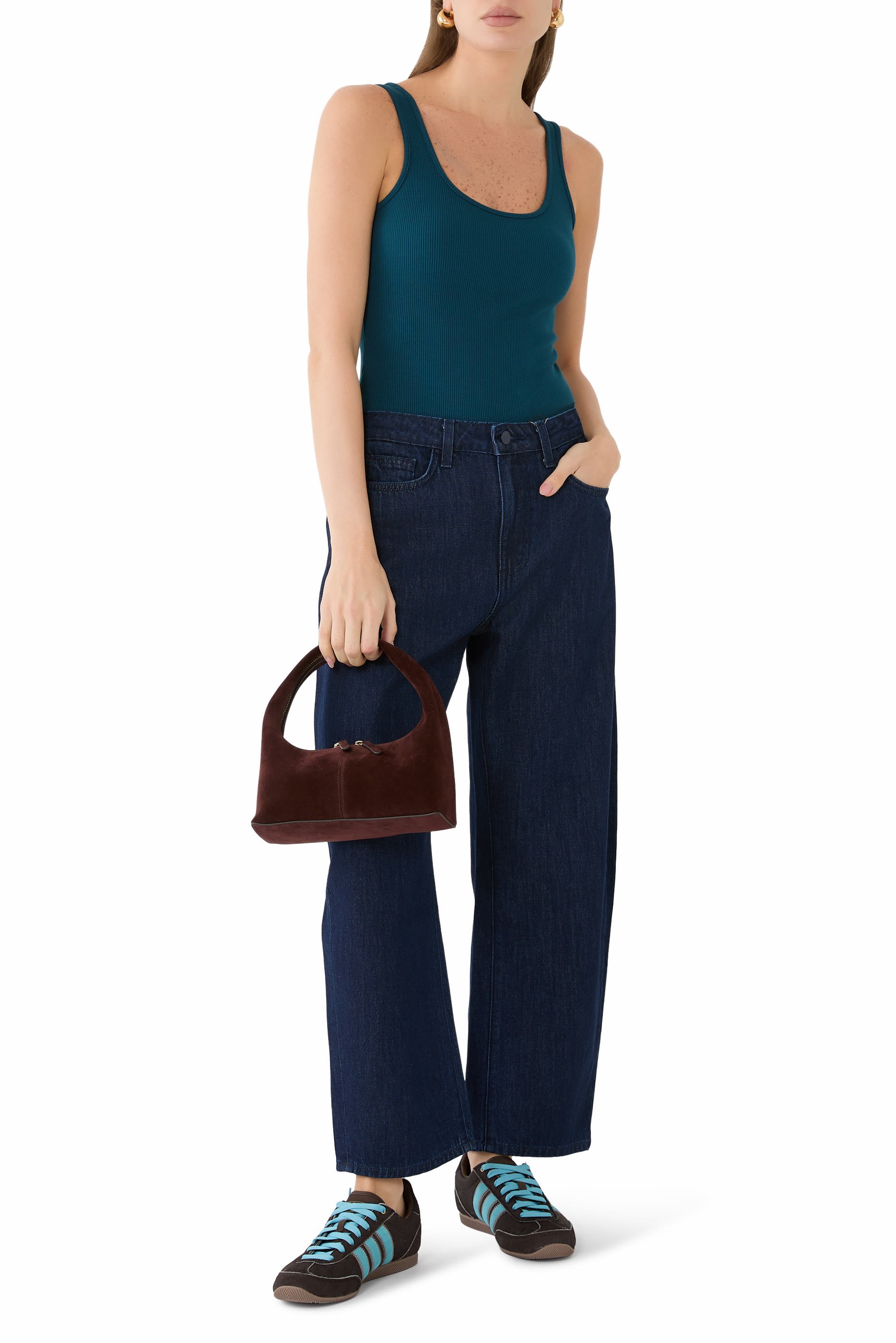 Mallis Bow-Leg Jeans