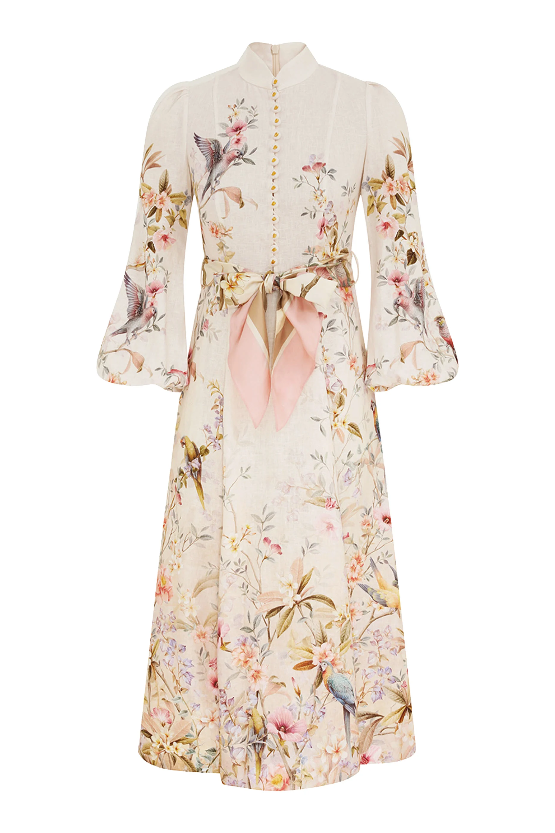 Rebellion Button Midi Dress