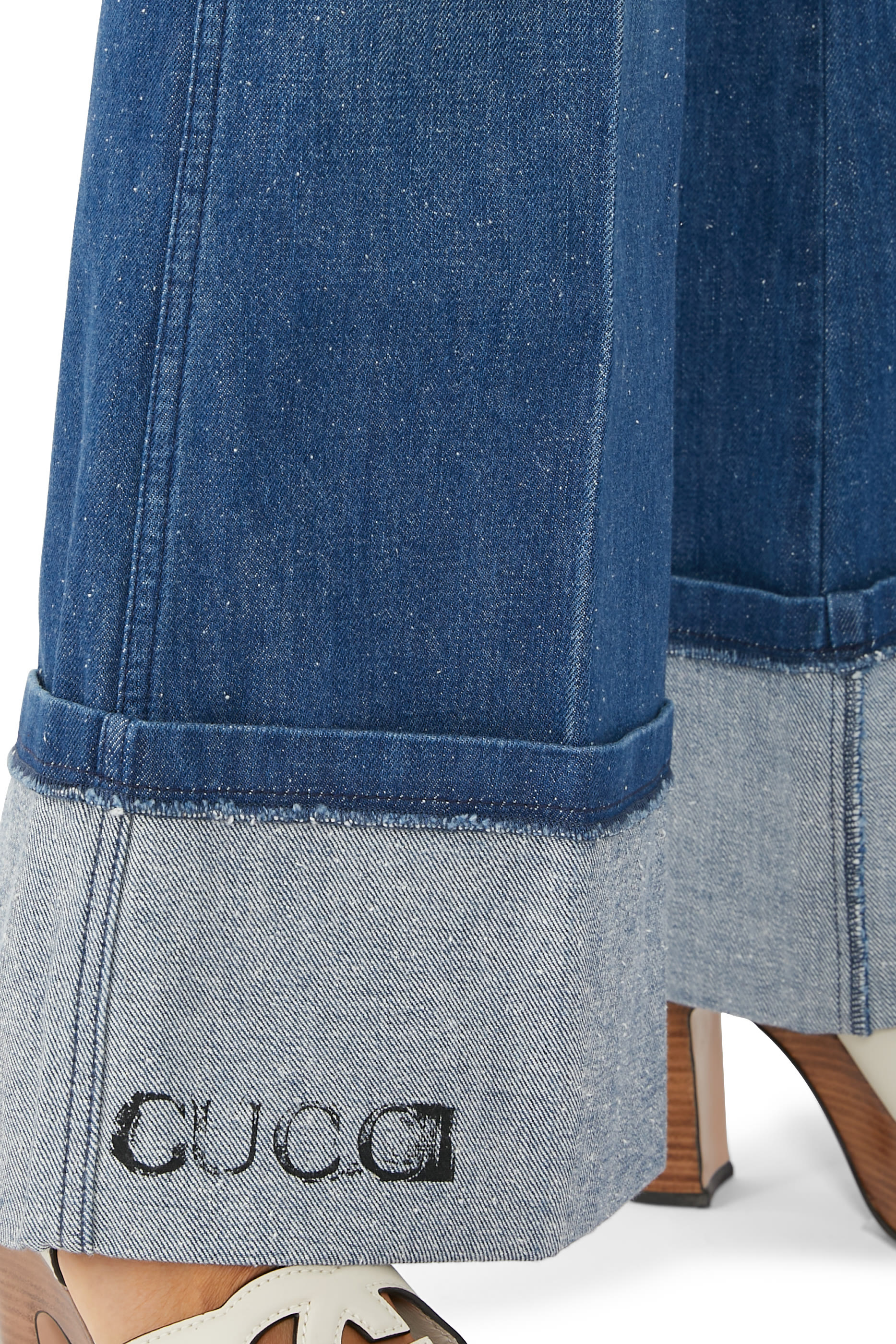 Flared Denim Jeans