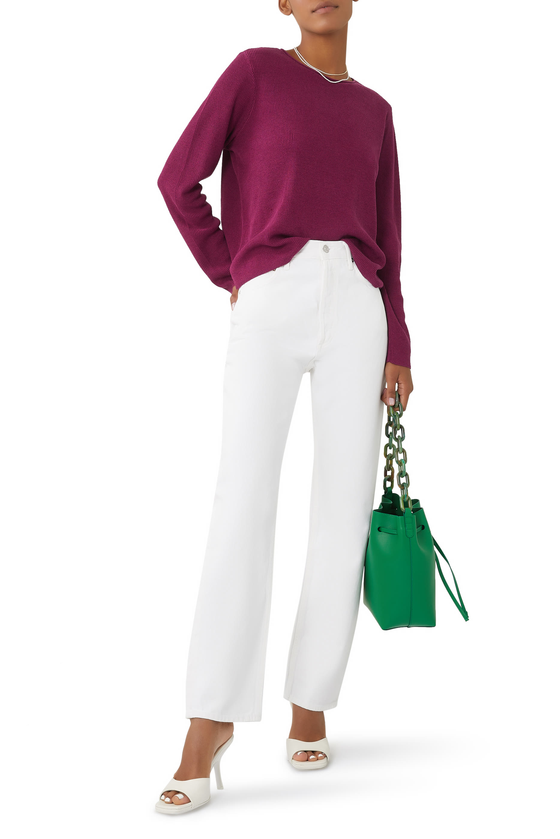 '90s Pinch Waist High-Rise Straight Jeans