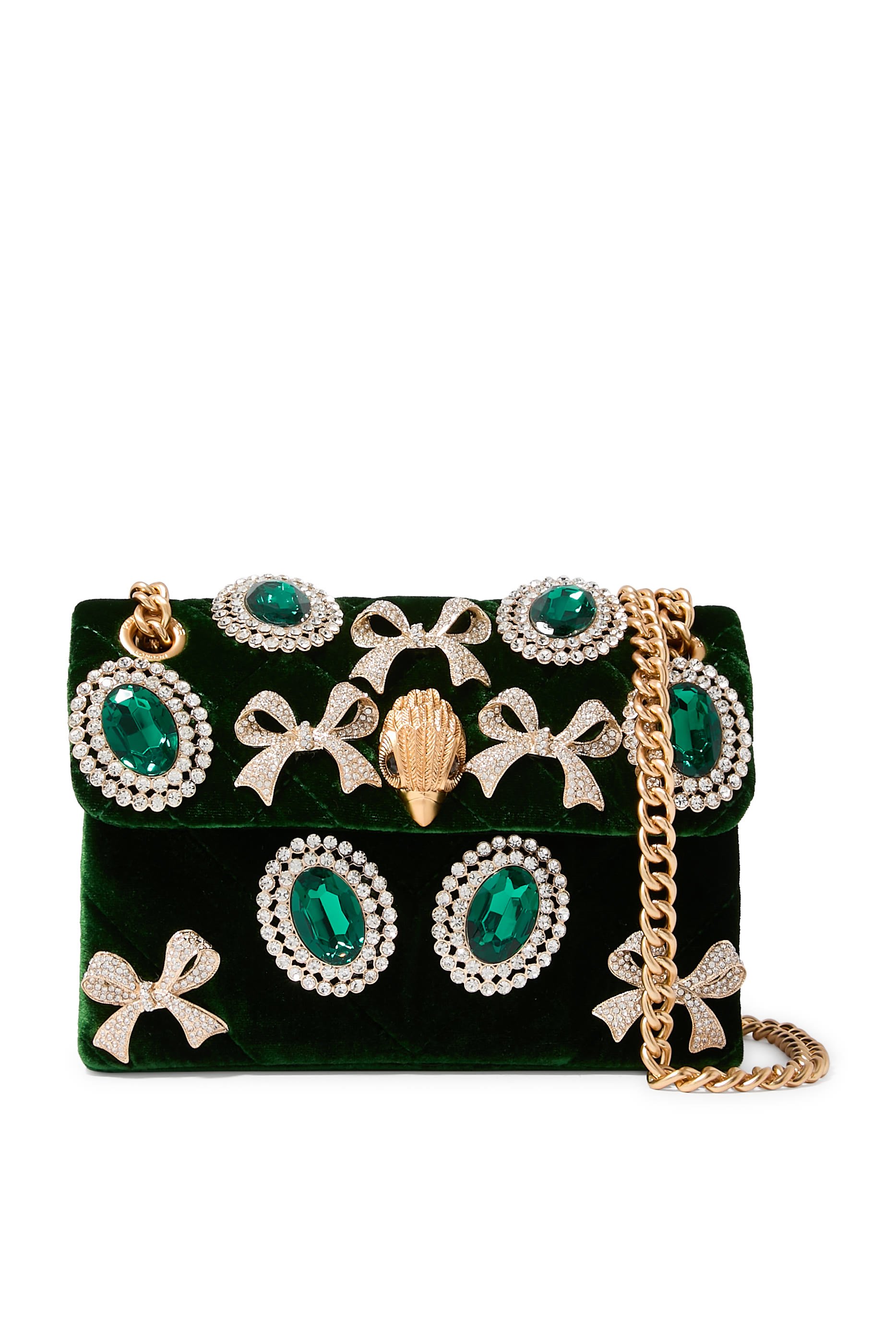 Mini Kensington Velvet Crossbody Bag