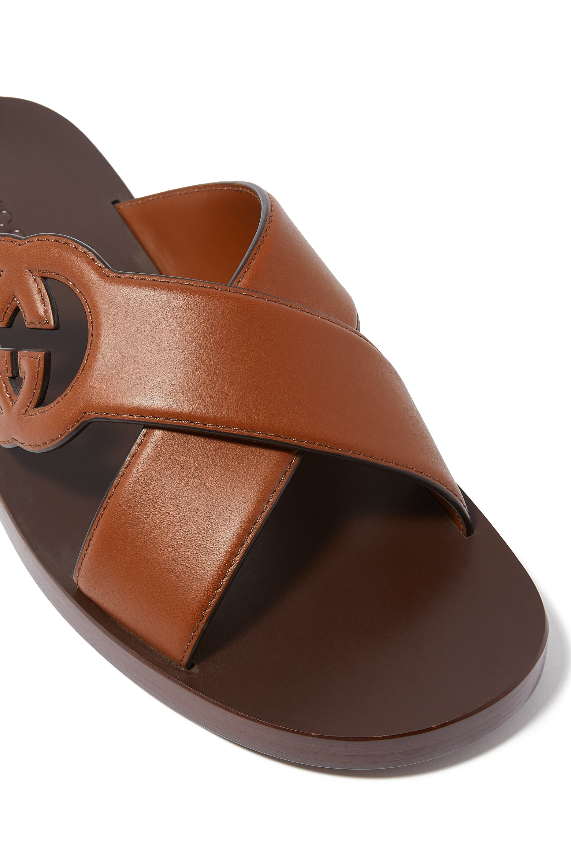 Interlocking G Slide Sandals