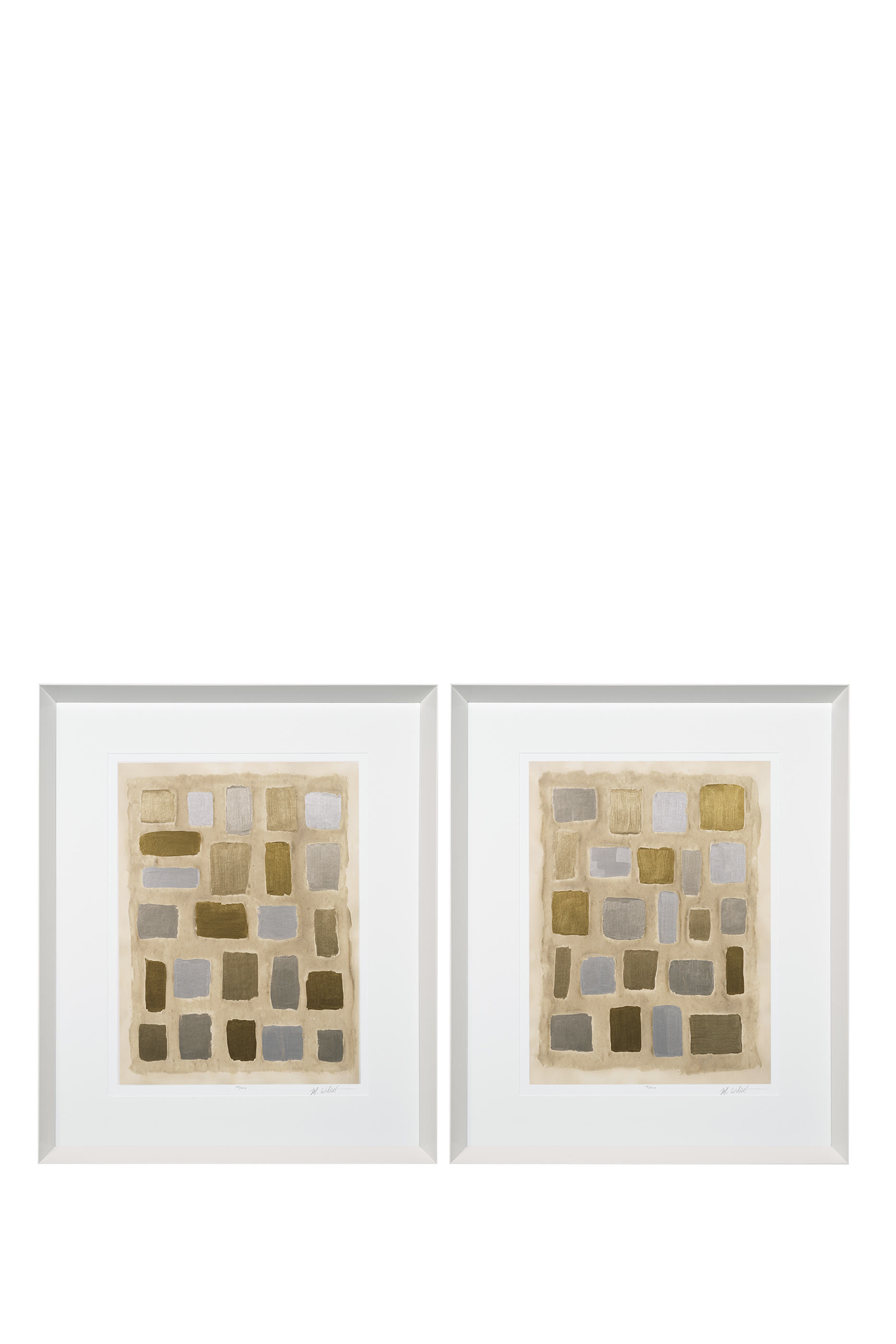 Print Sand Shaped by Michael Willett, Set of 2