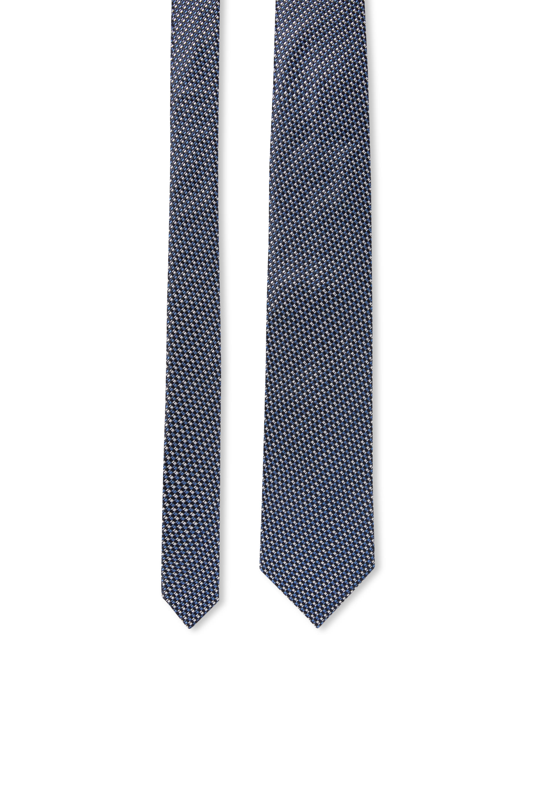 Checked Silk Tie