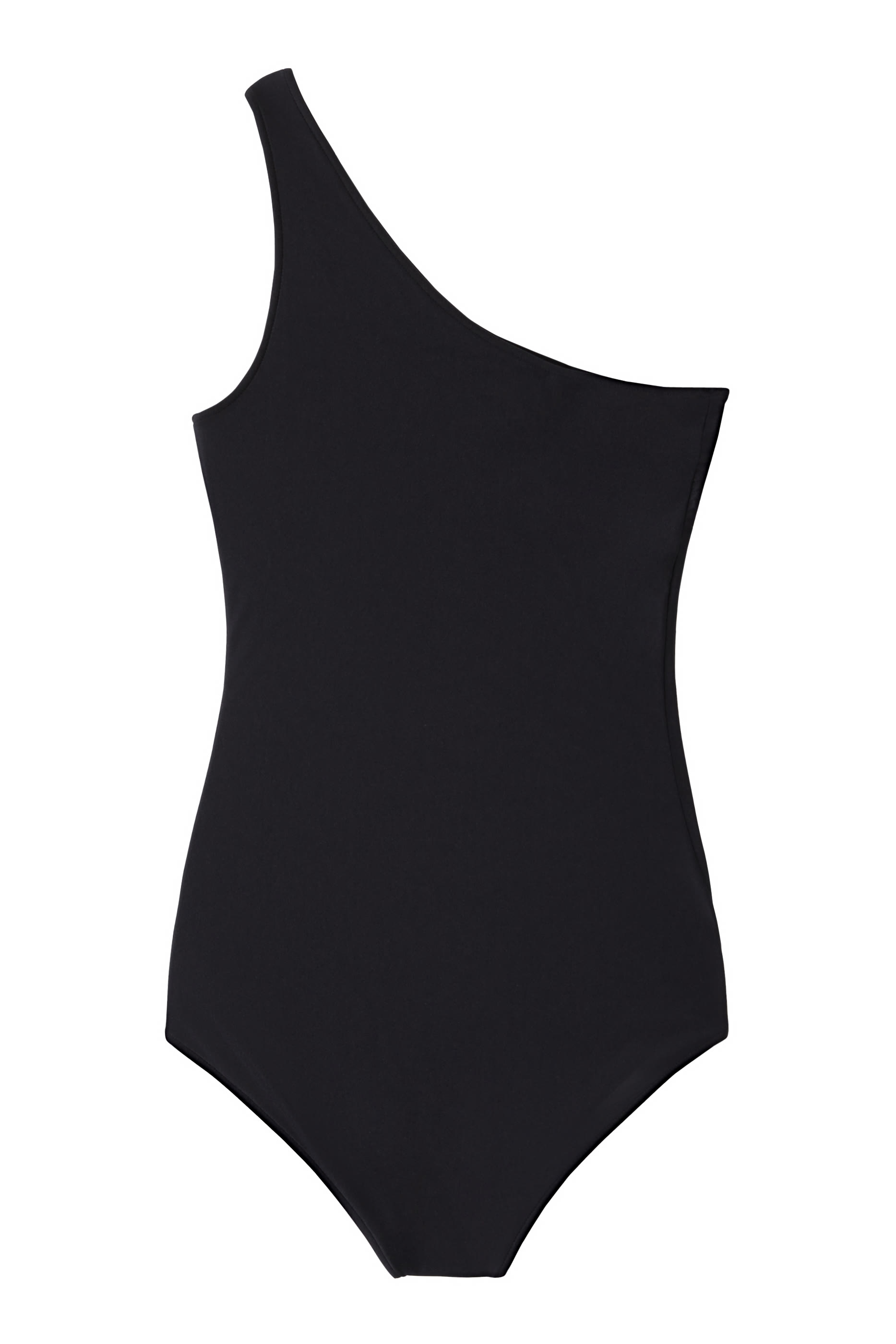 One-Shoulder Sparkling Jersey Swimsuit