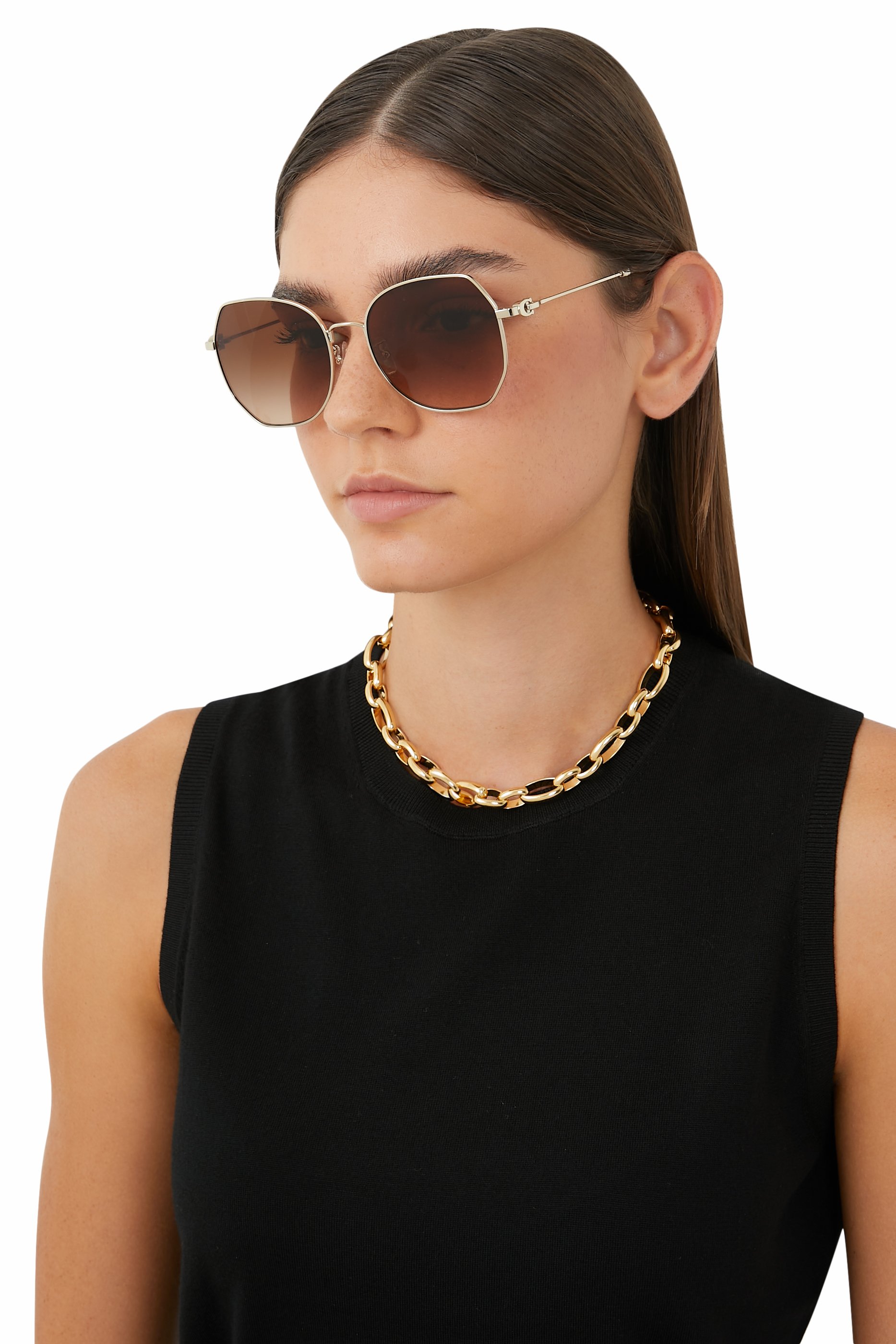 Irregular Frame Sunglasses