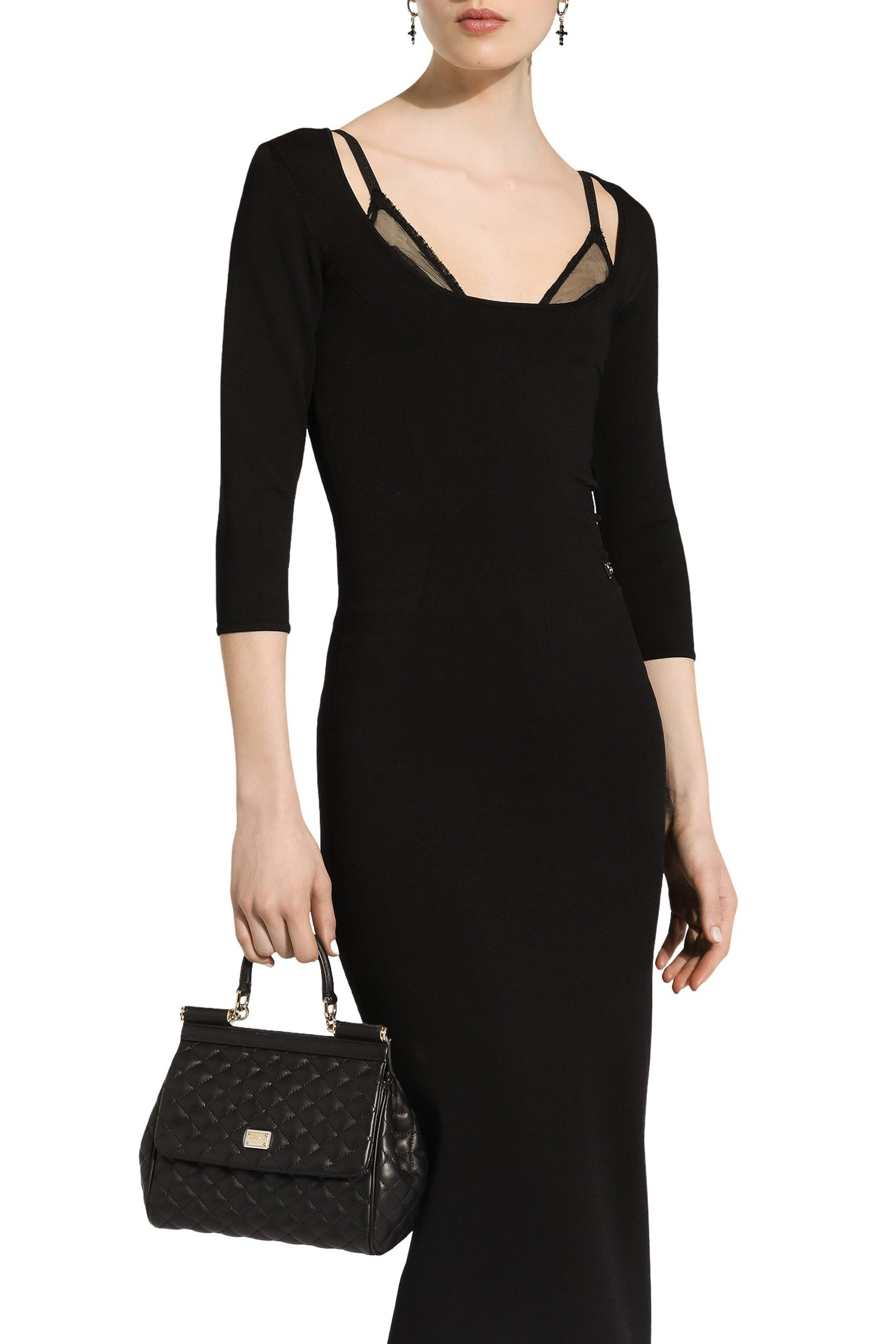 Medium Sicily Quilted Nappa Leather Bag