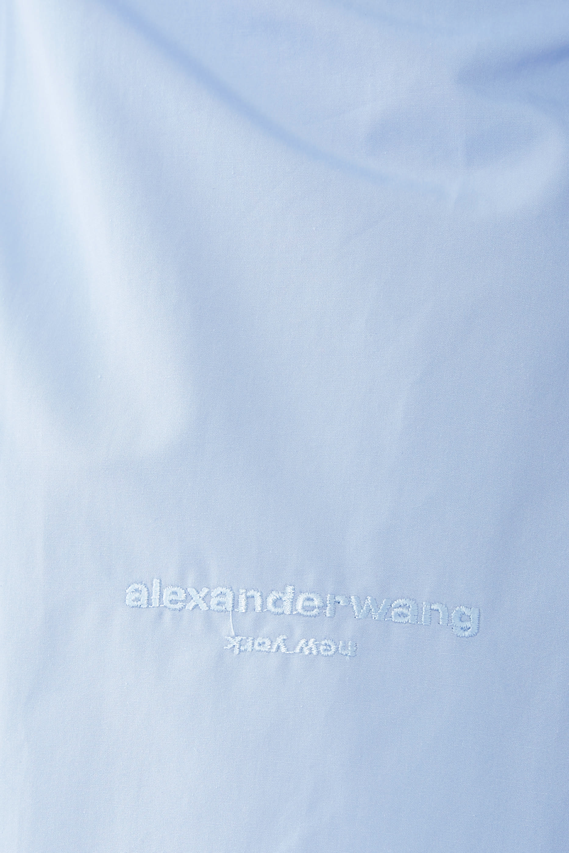 Cinched Waist Ribbed Back Shirt