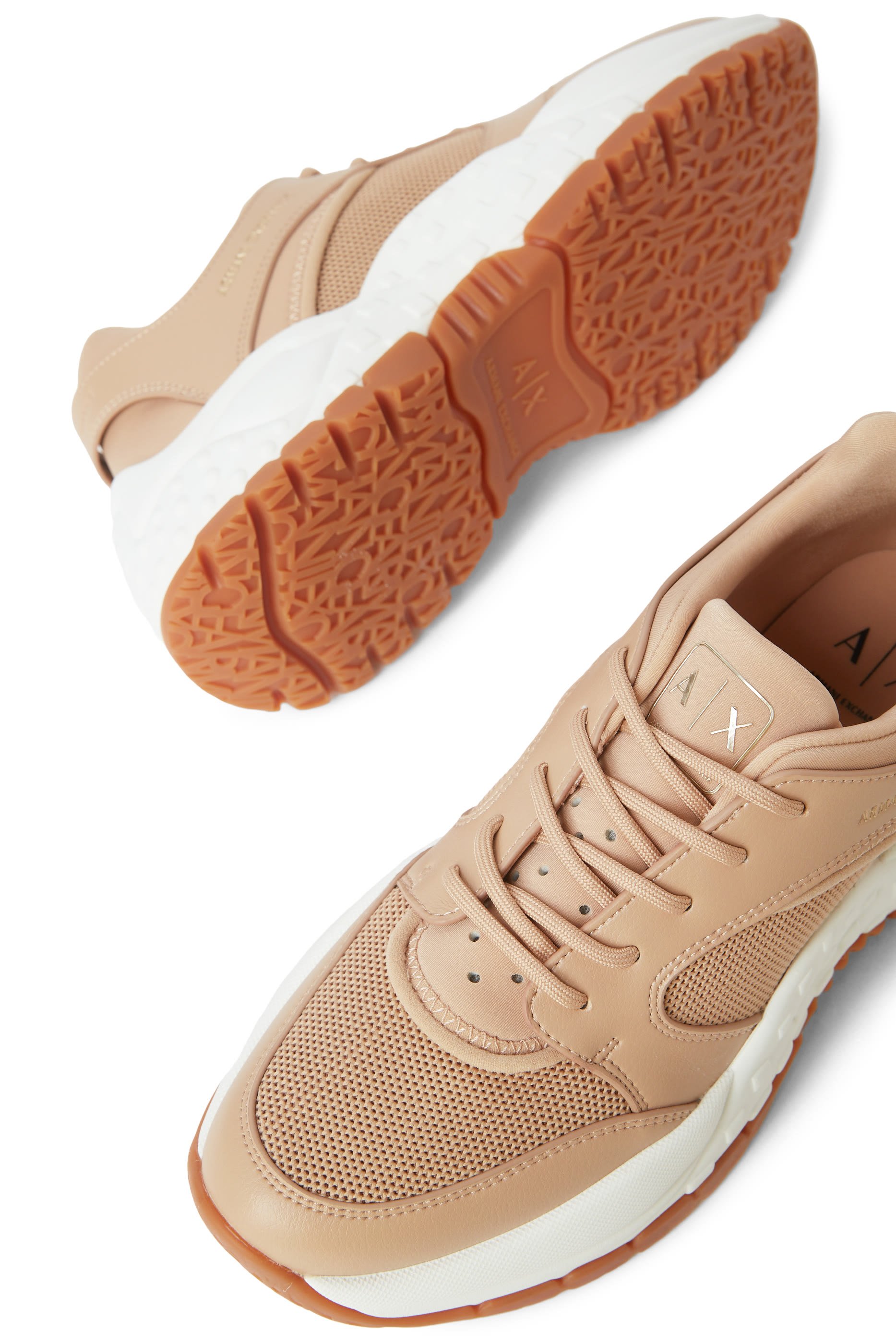 Logo Technical Fabric Sneakers