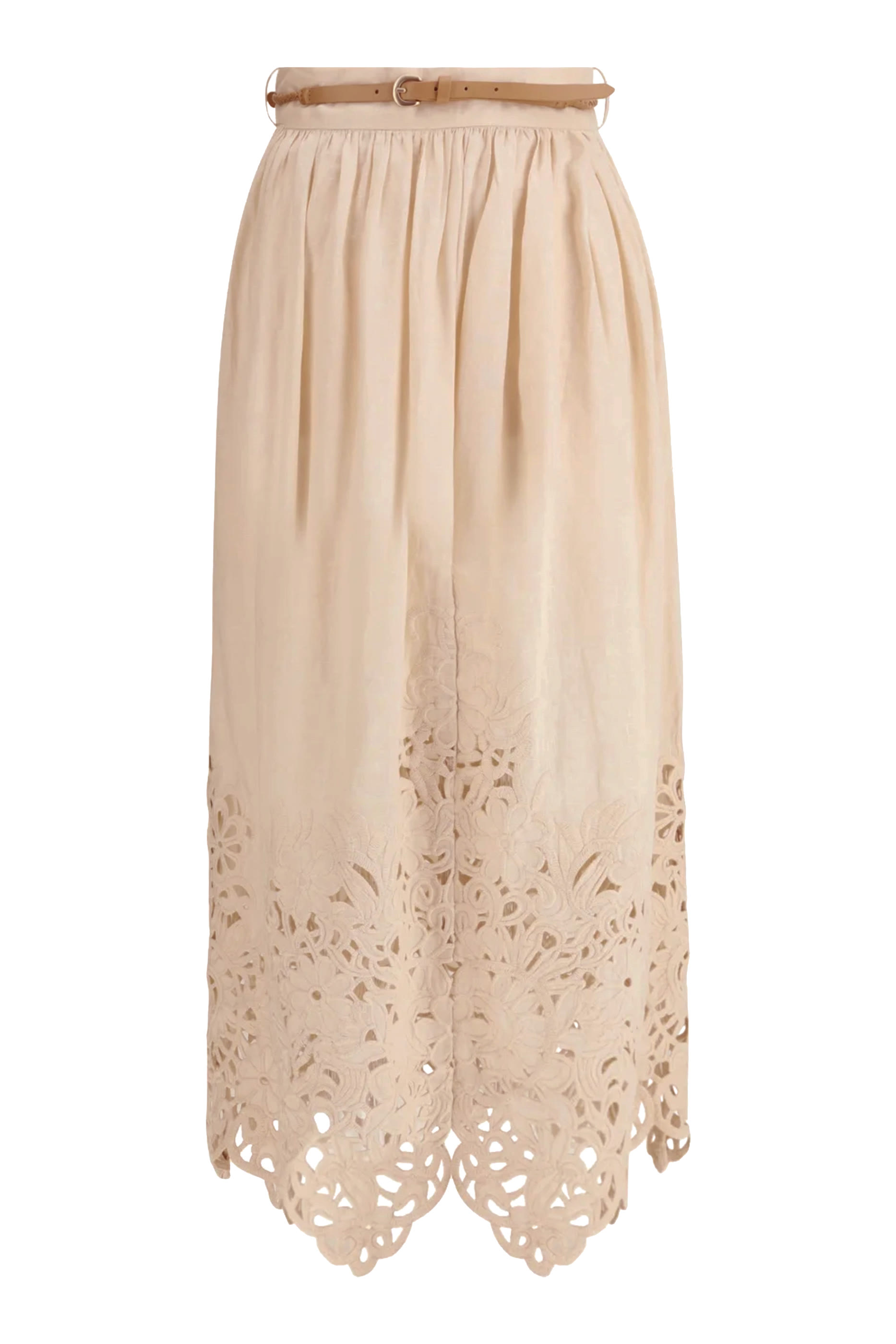 Wylie Embroidered Midi Skirt
