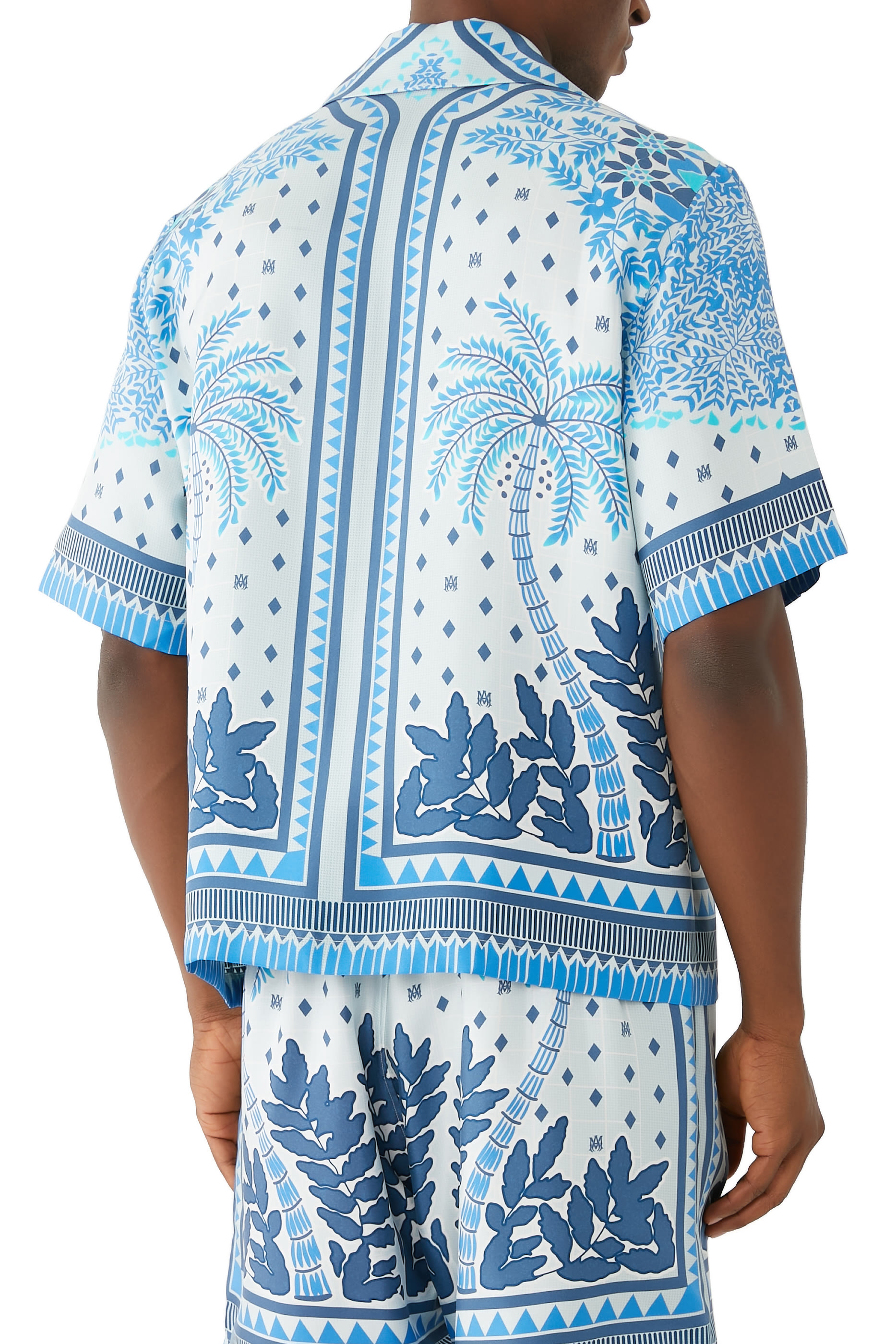Palm Tree Silk Twill Shirt
