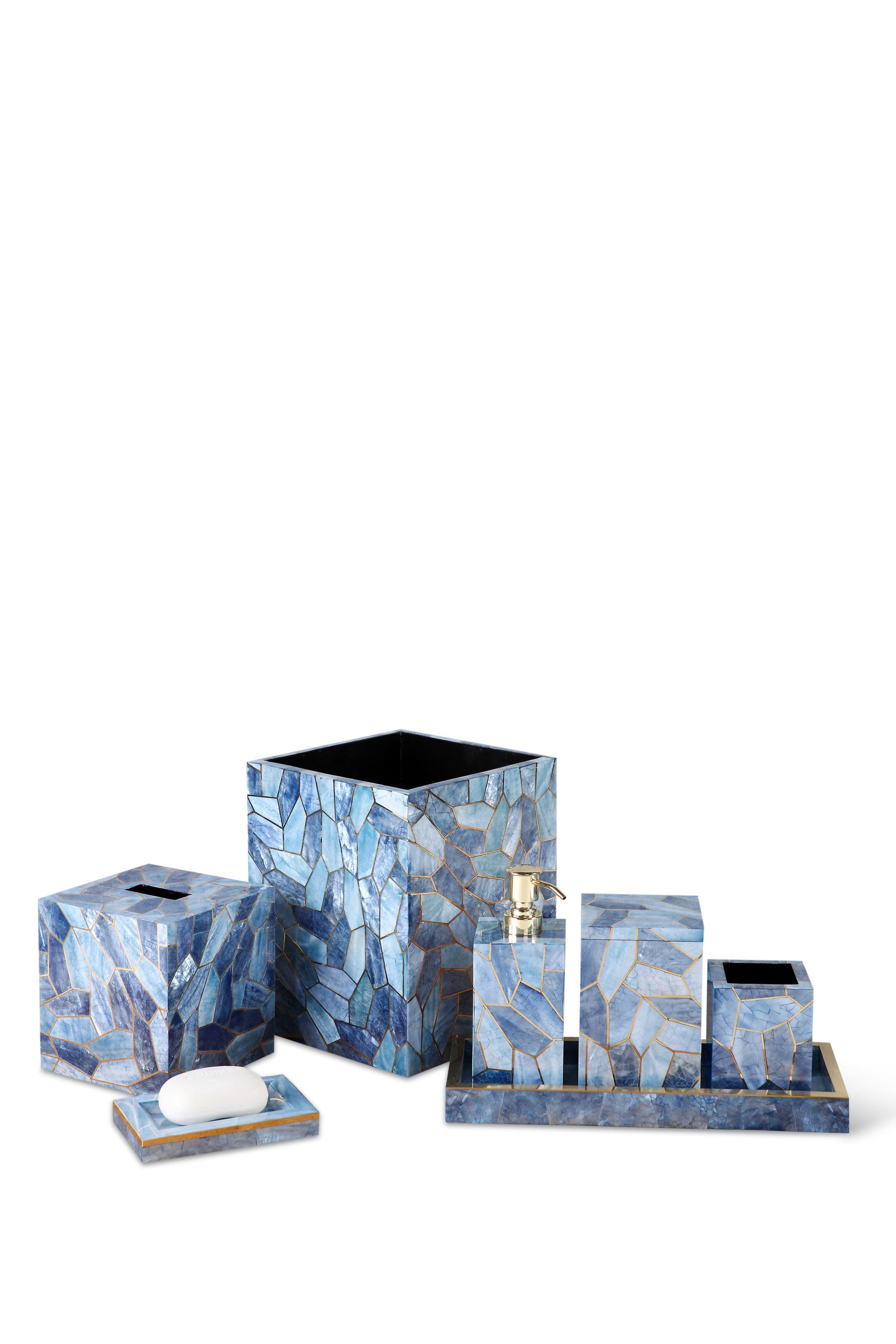 Francesca Shell and Brass Tumbler