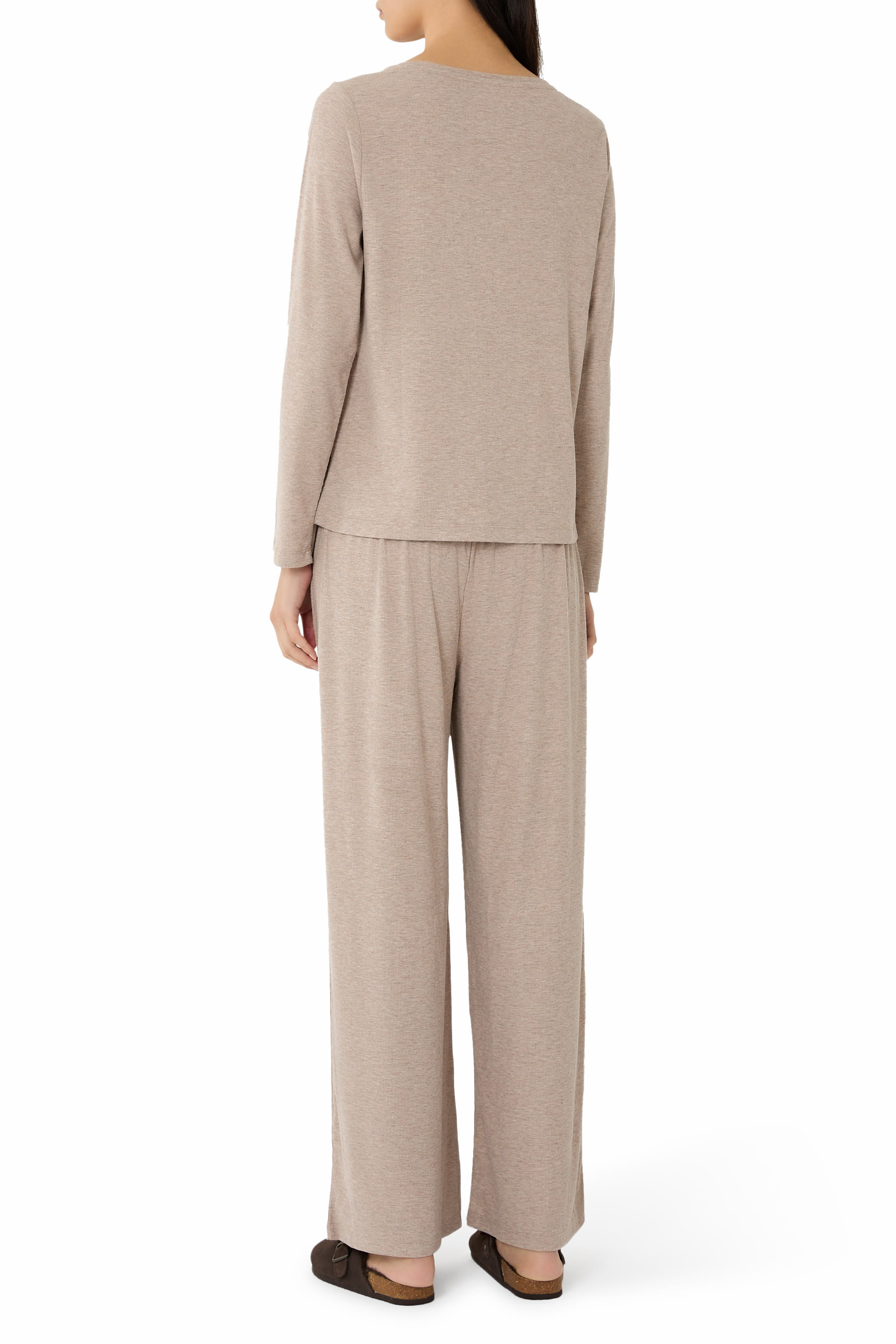  Fine Rib Lounge Pyjama Set 