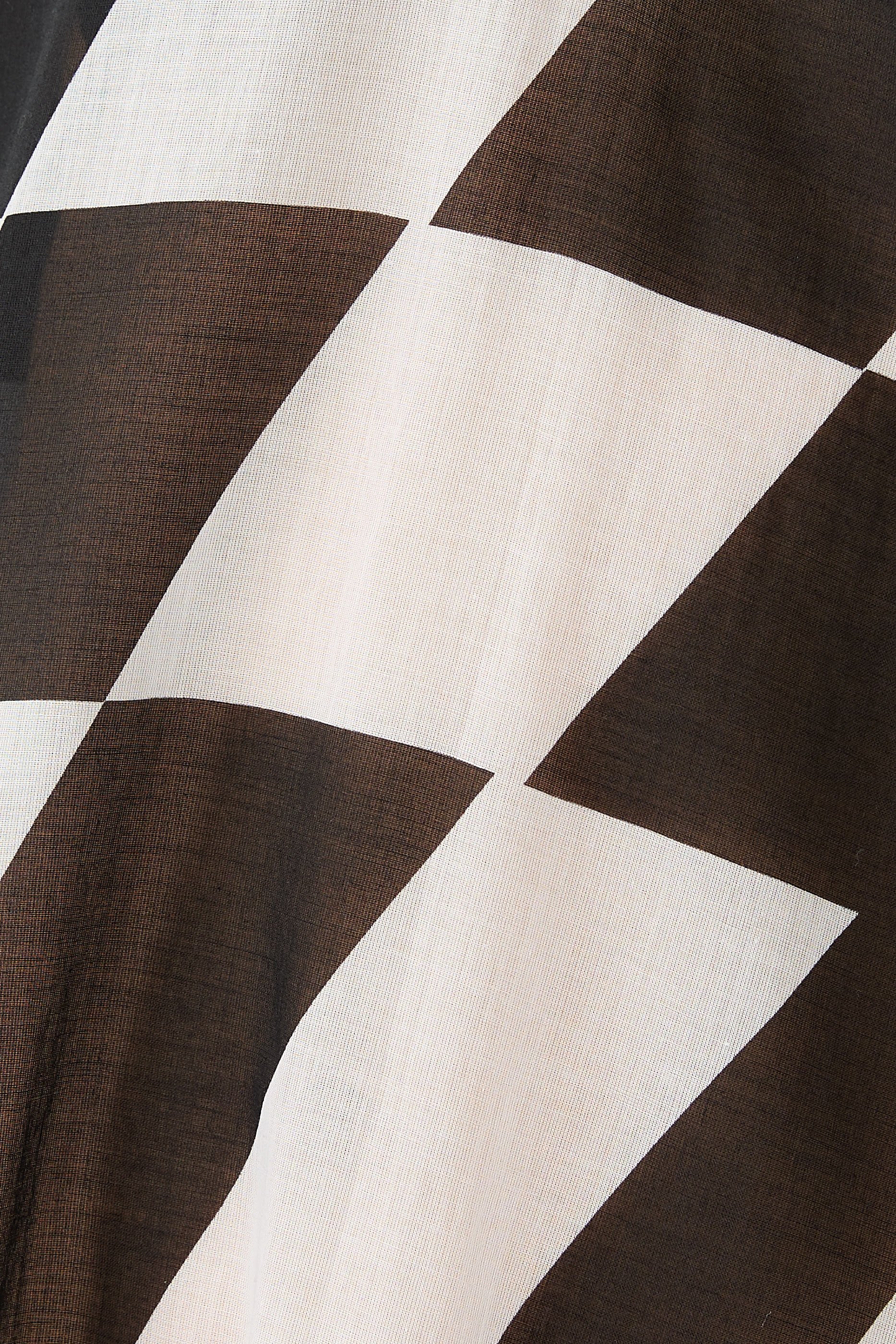 Fringed Hems Printed Kaftan