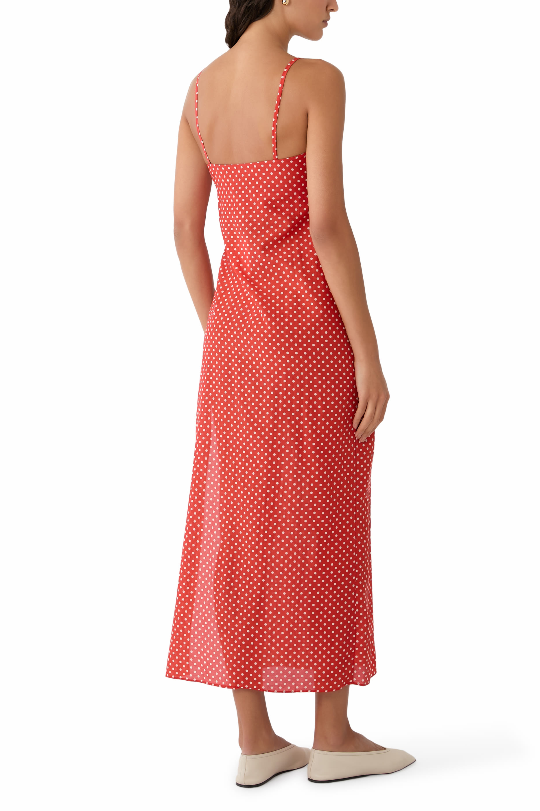 Square Shift Midi Dress 